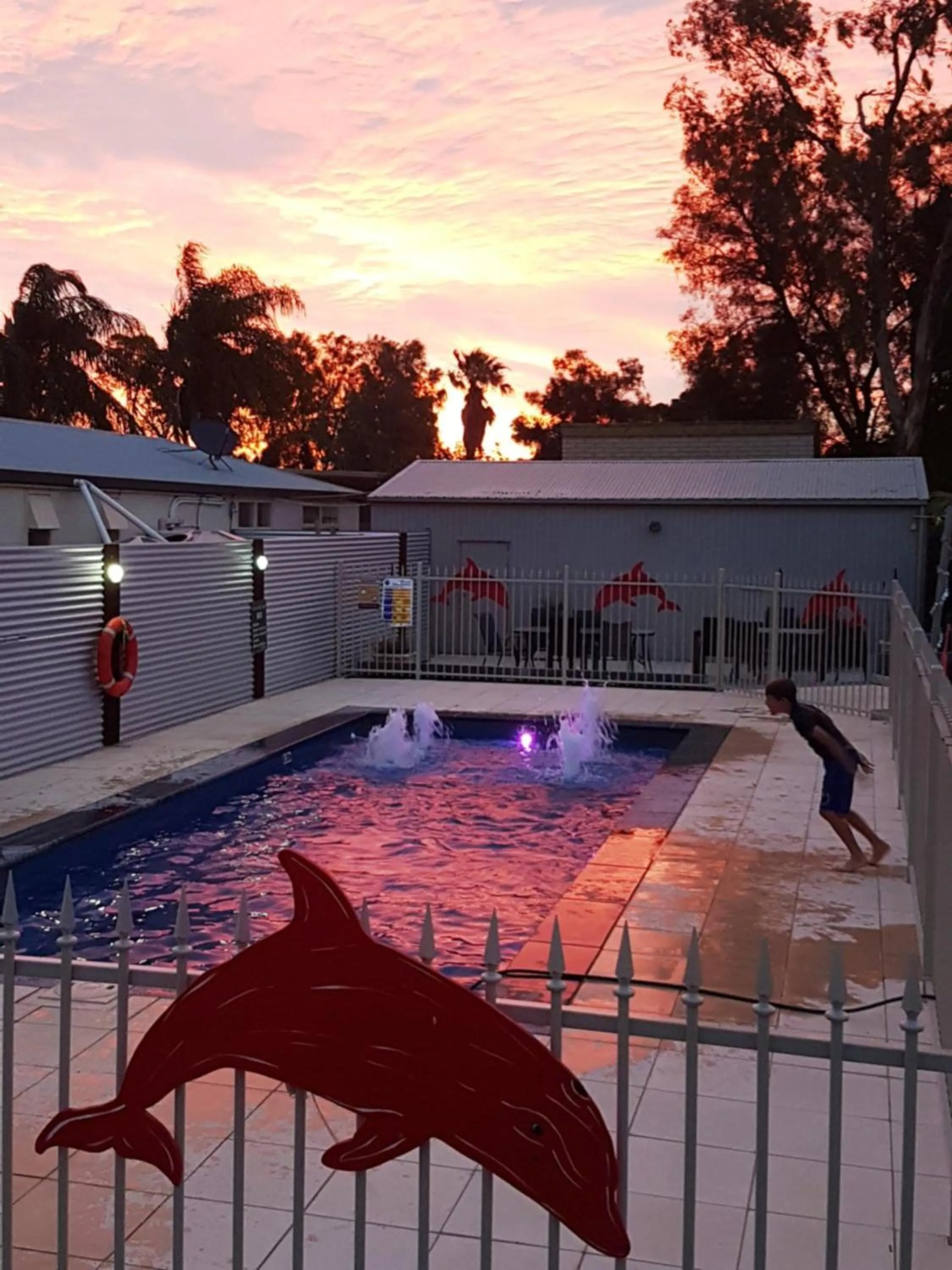 Swimming pool in Comfort Inn & Suites Augusta Westside