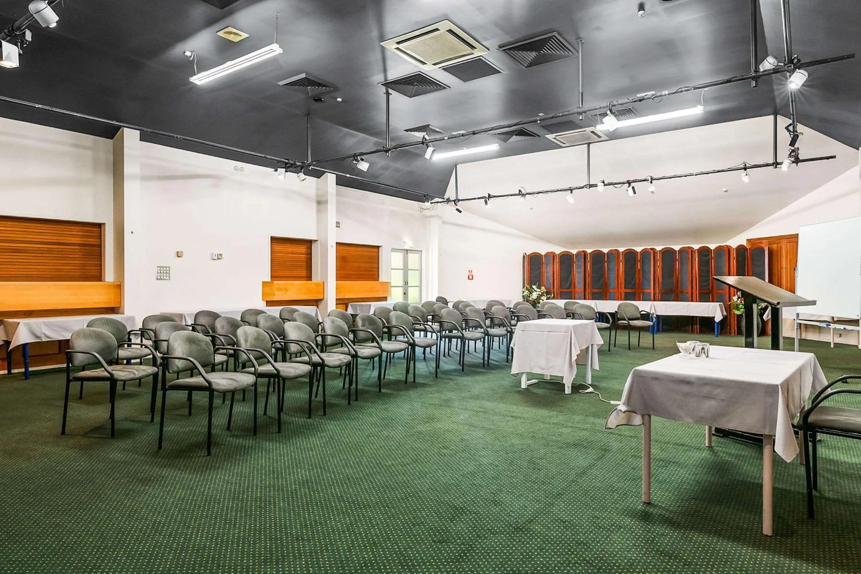 On site in The Angus Hotel