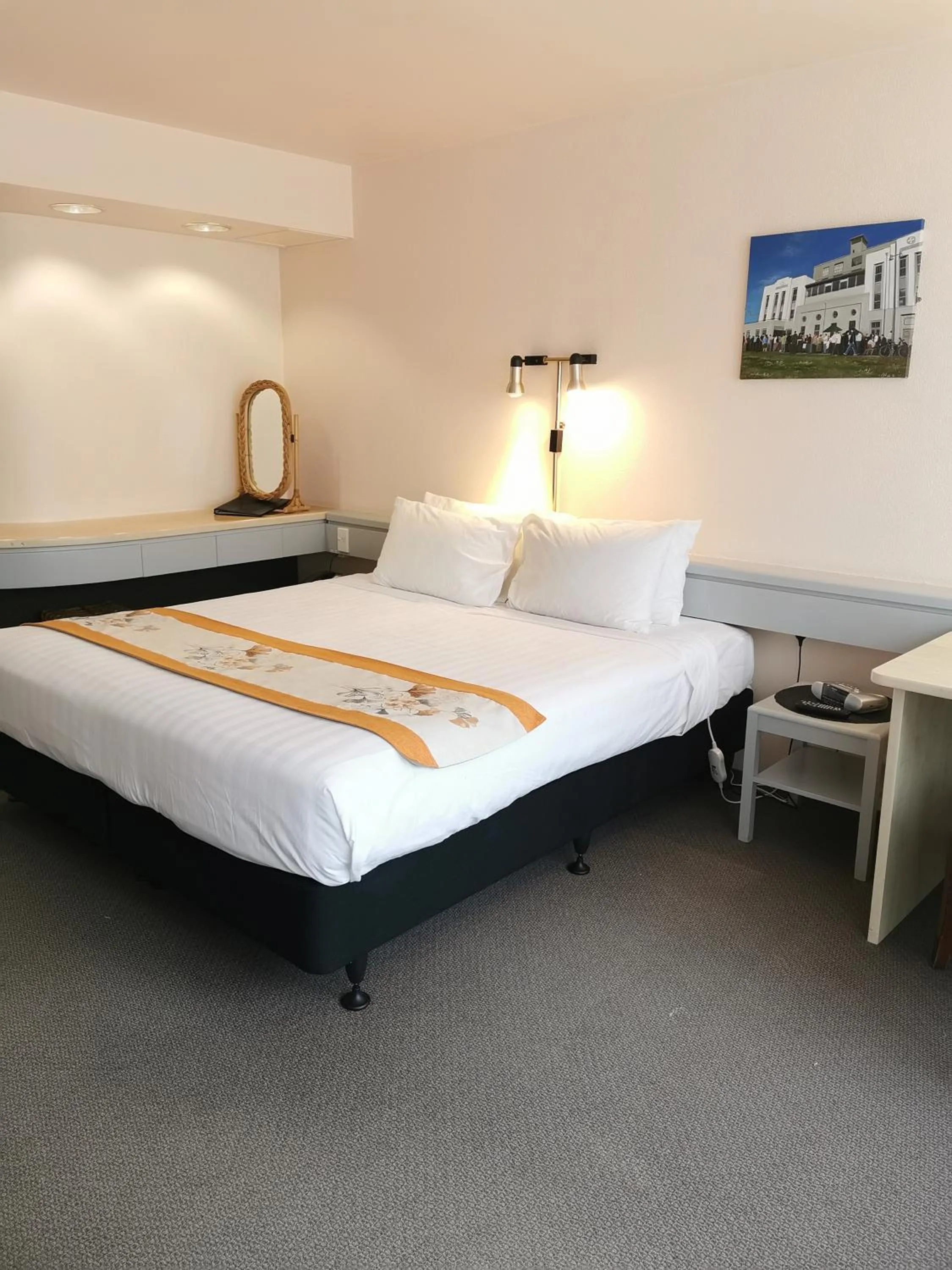 Bed in The Angus Hotel