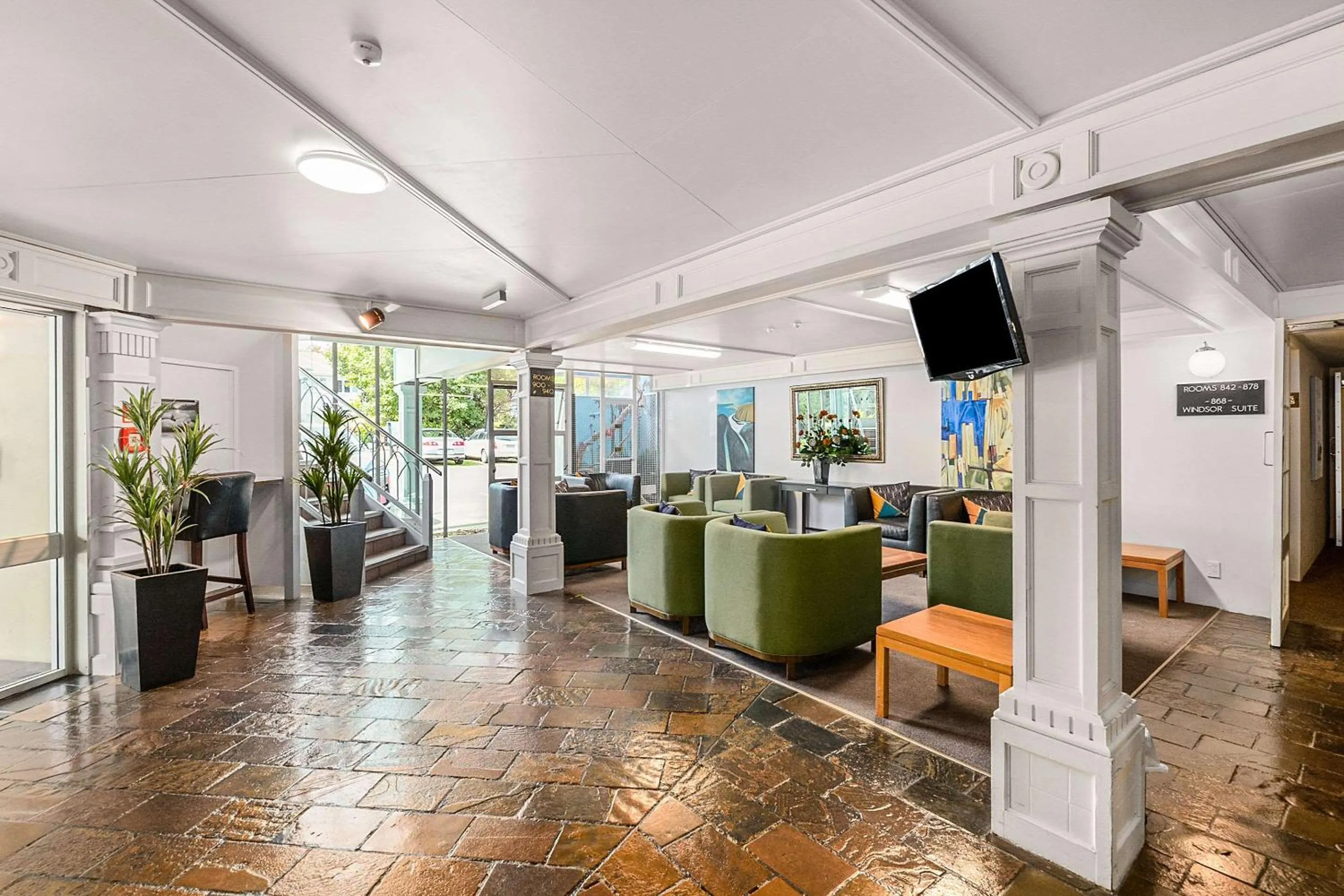 Lobby or reception in The Angus Hotel
