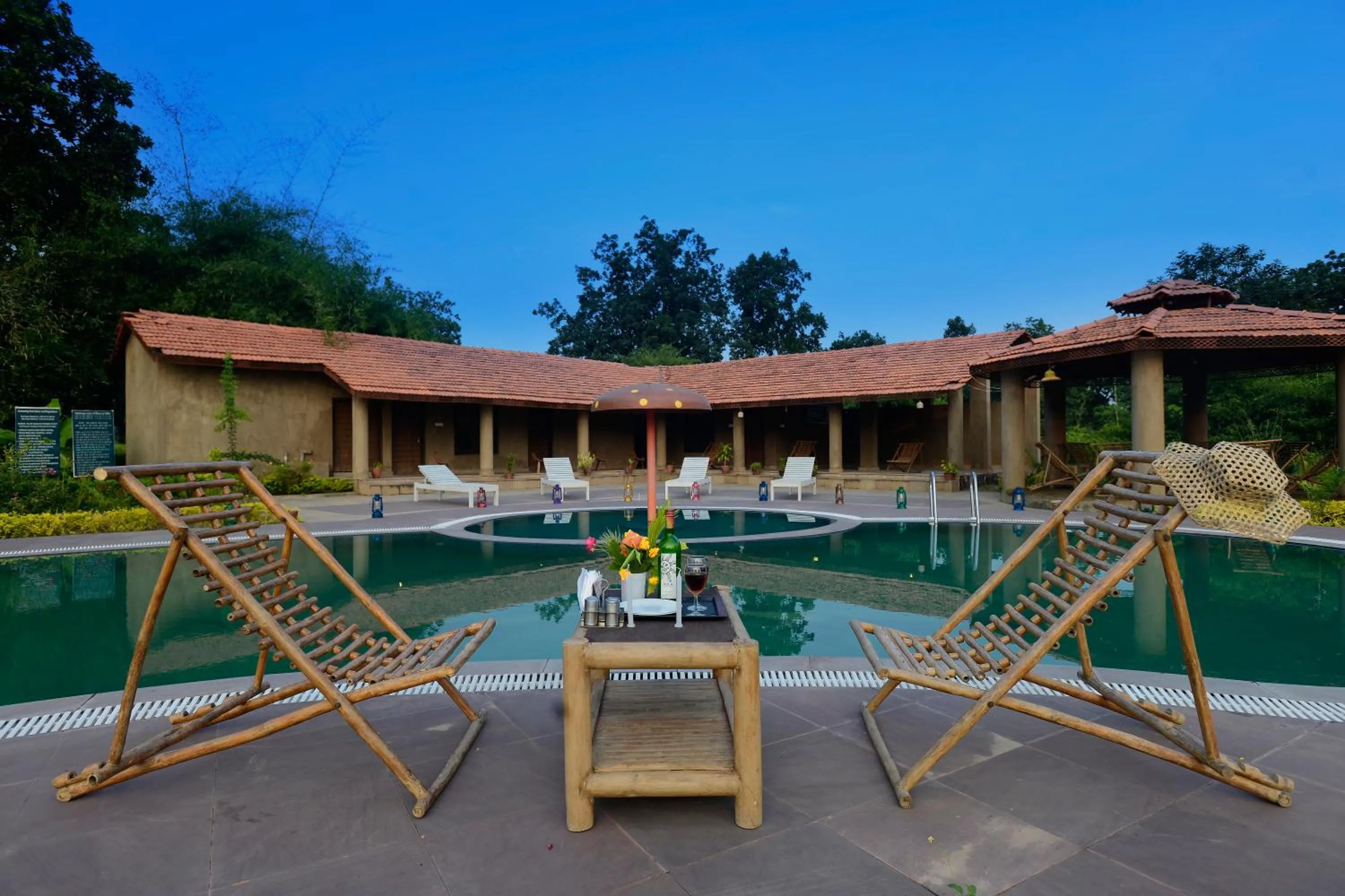 Patio in Aranyak Resort