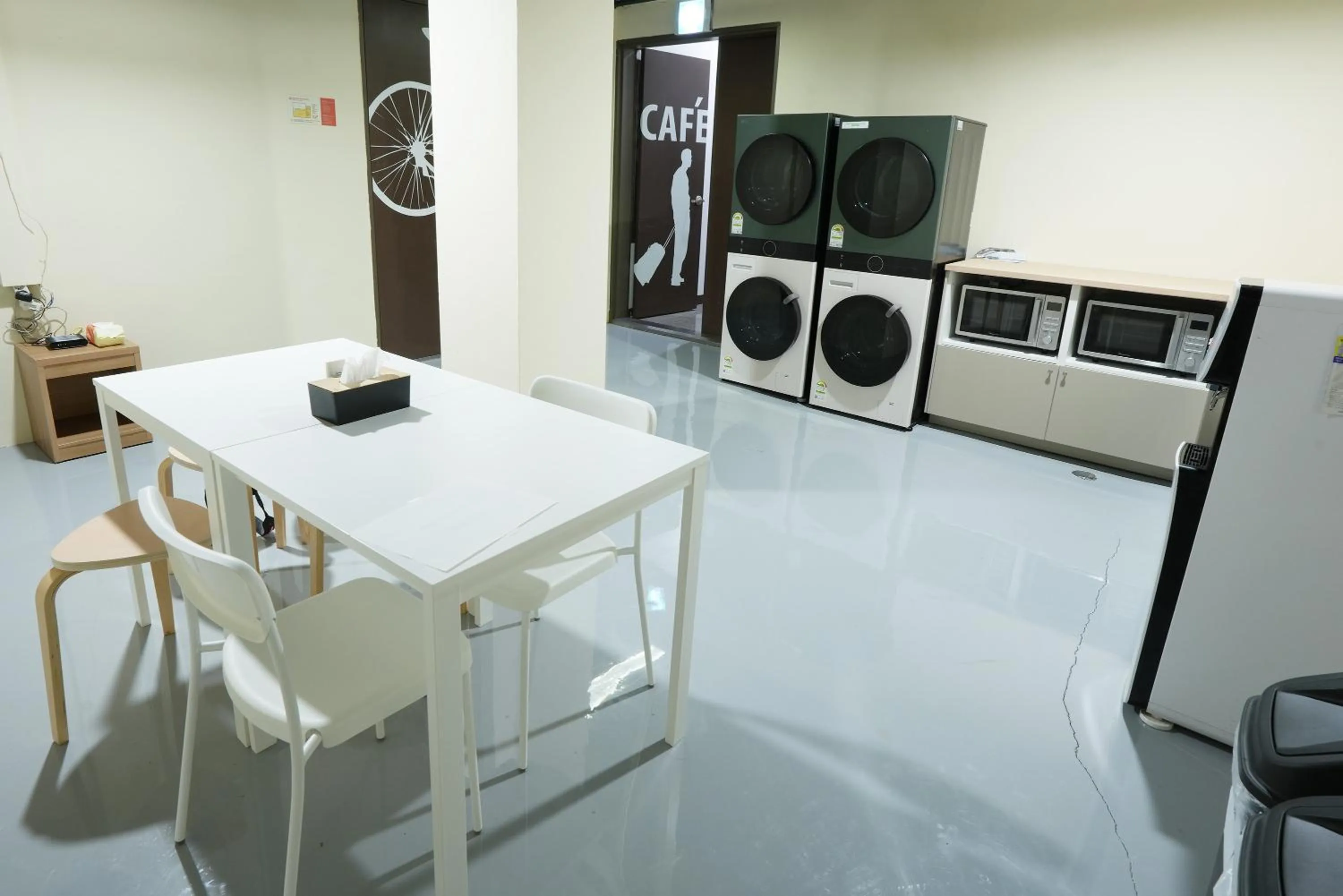 Seating area in ZIYOLK Seoul Station