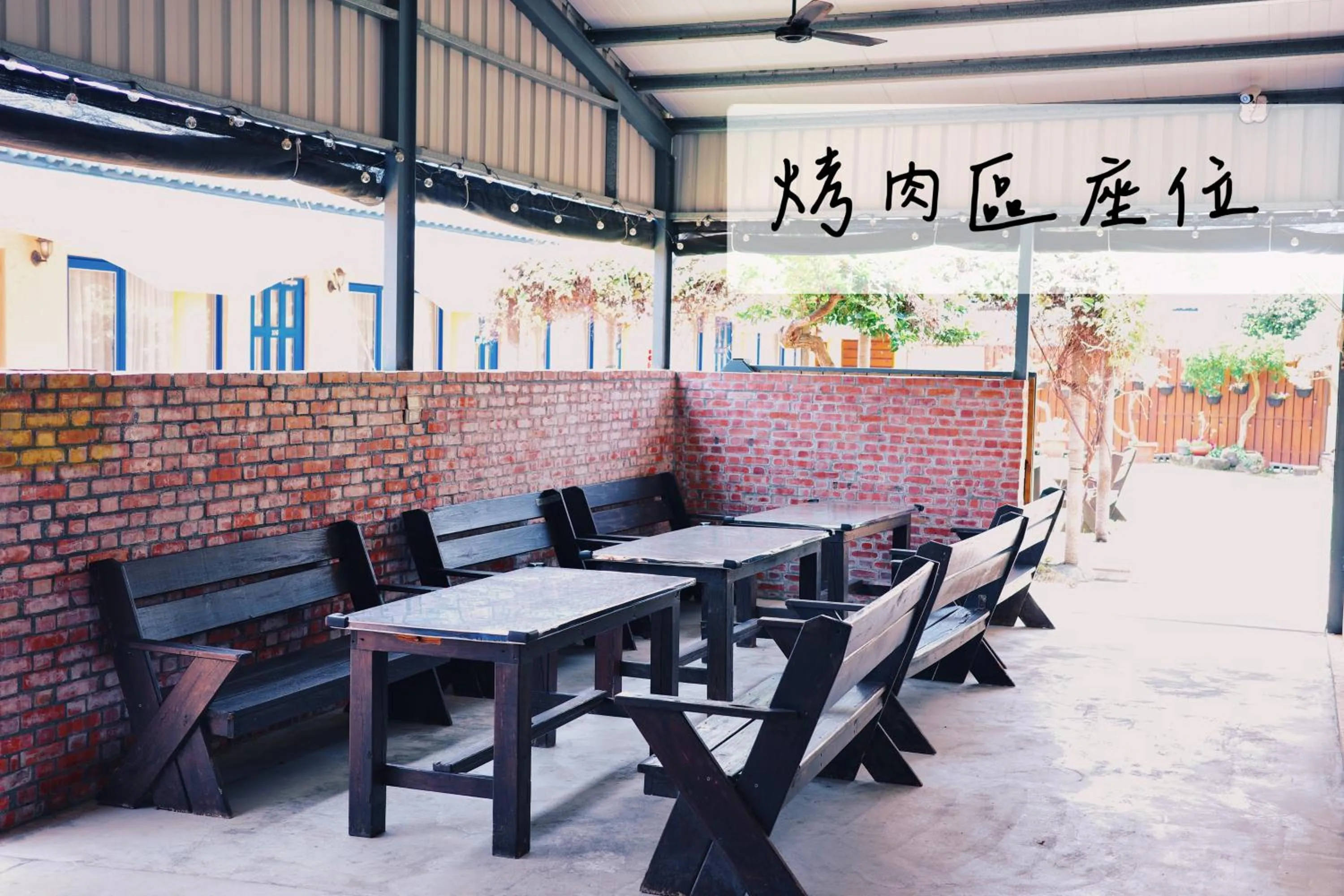 Patio in Ding Jia Garden Resort