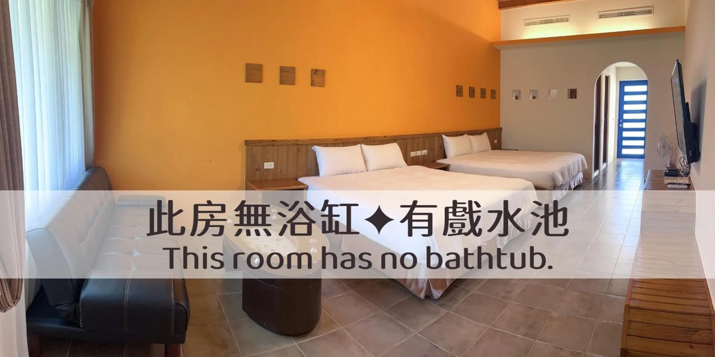Photo of the whole room, Bed in Ding Jia Garden Resort