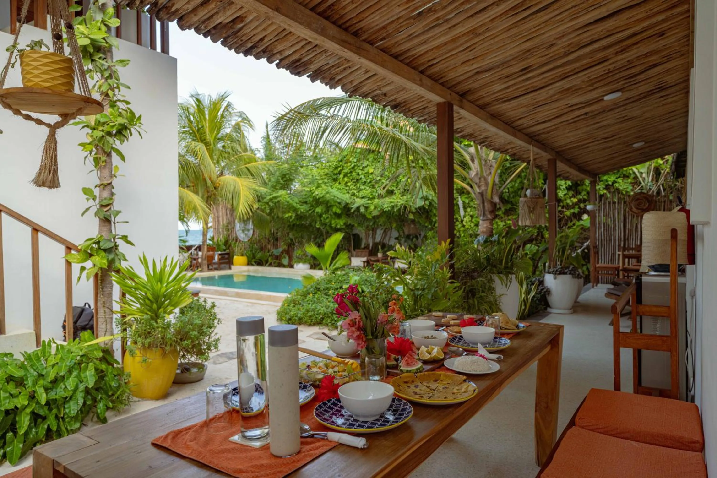 Dining area in Babu Villas