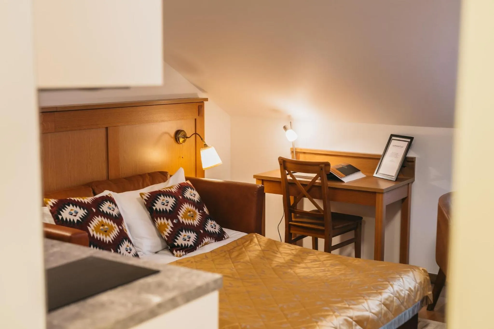 Bed in CATHEDRAL Old Town Suites