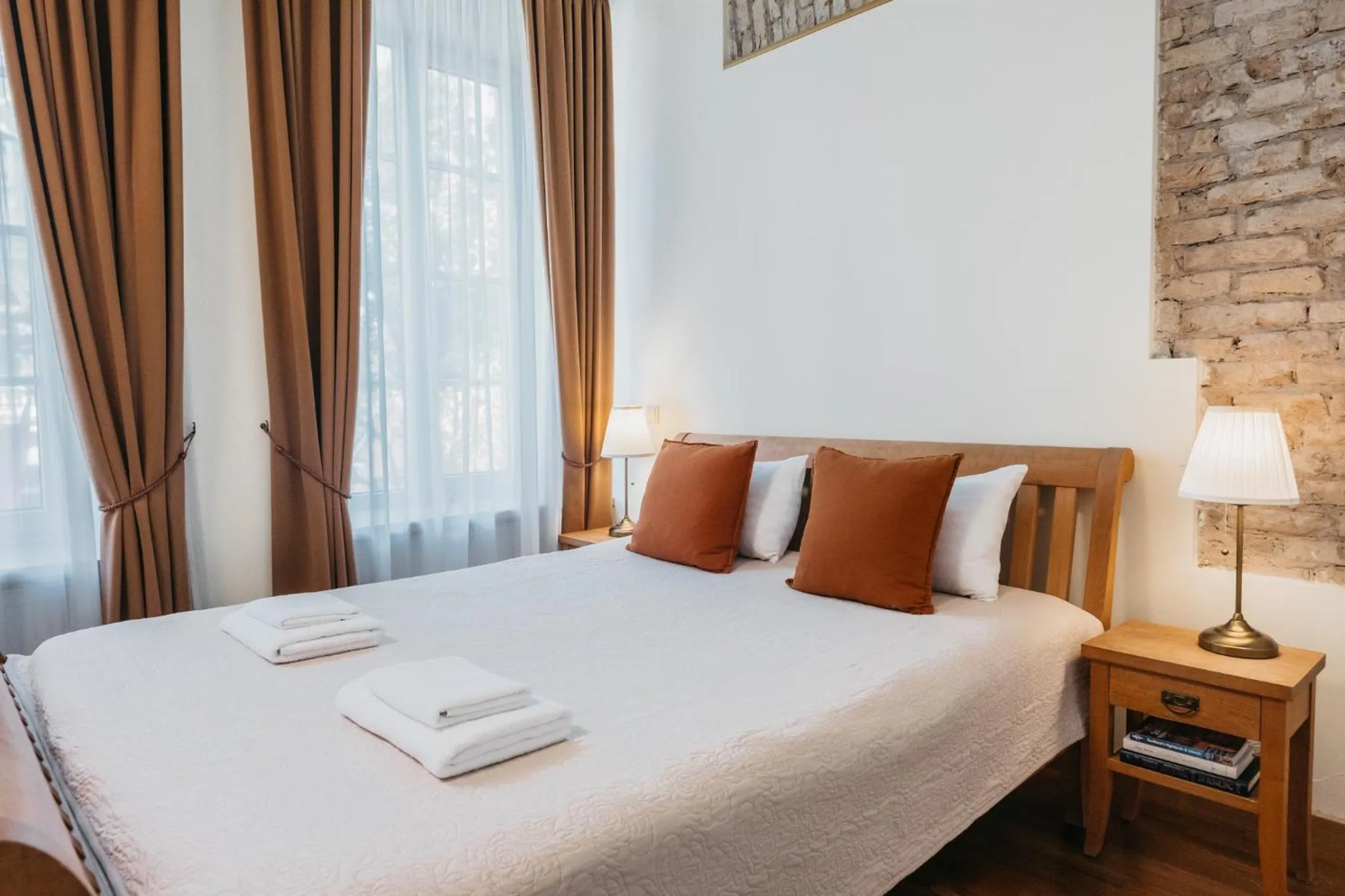 Bed in CATHEDRAL Old Town Suites