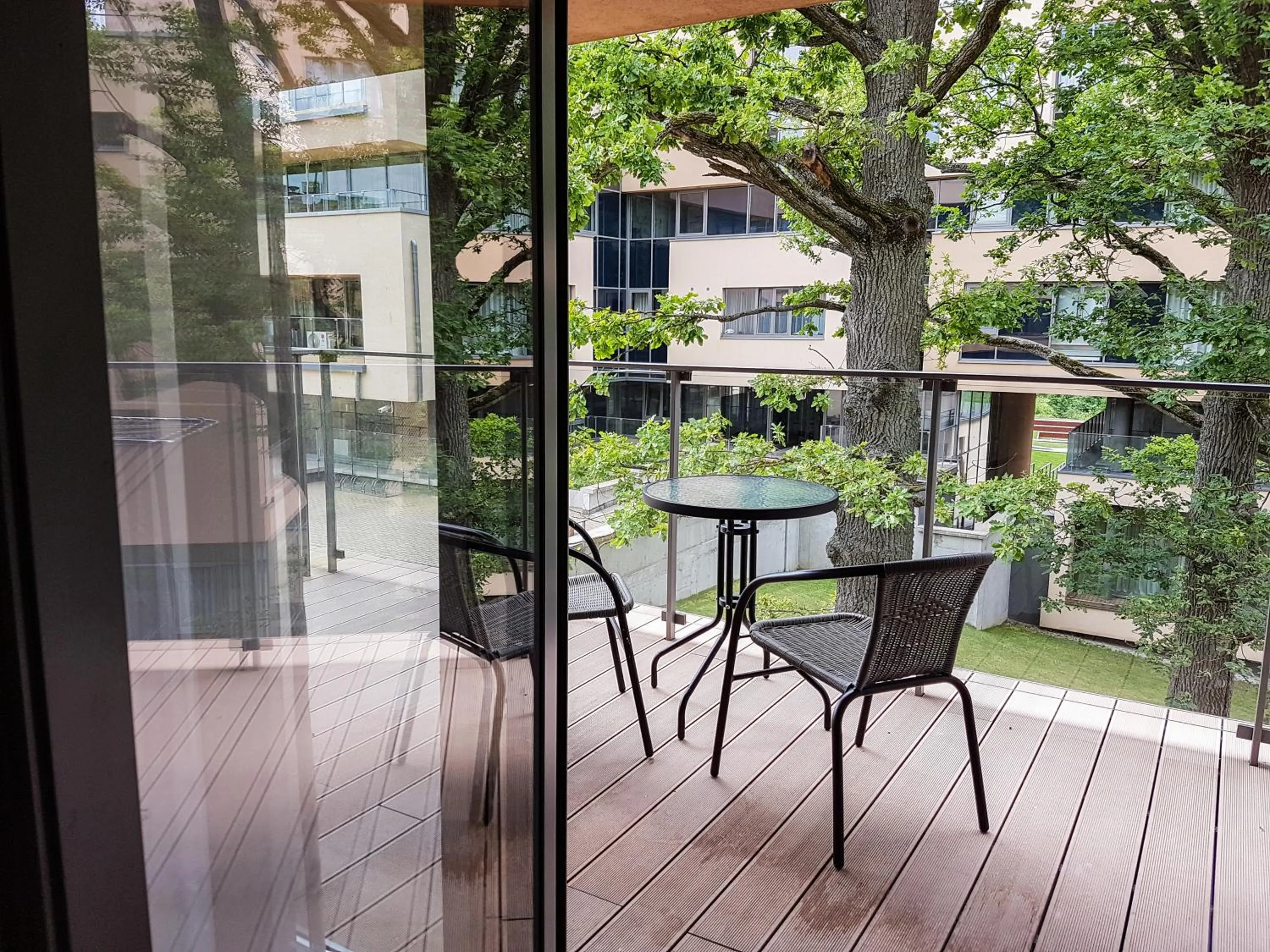 Balcony/Terrace in Saules Club Apart Hotel