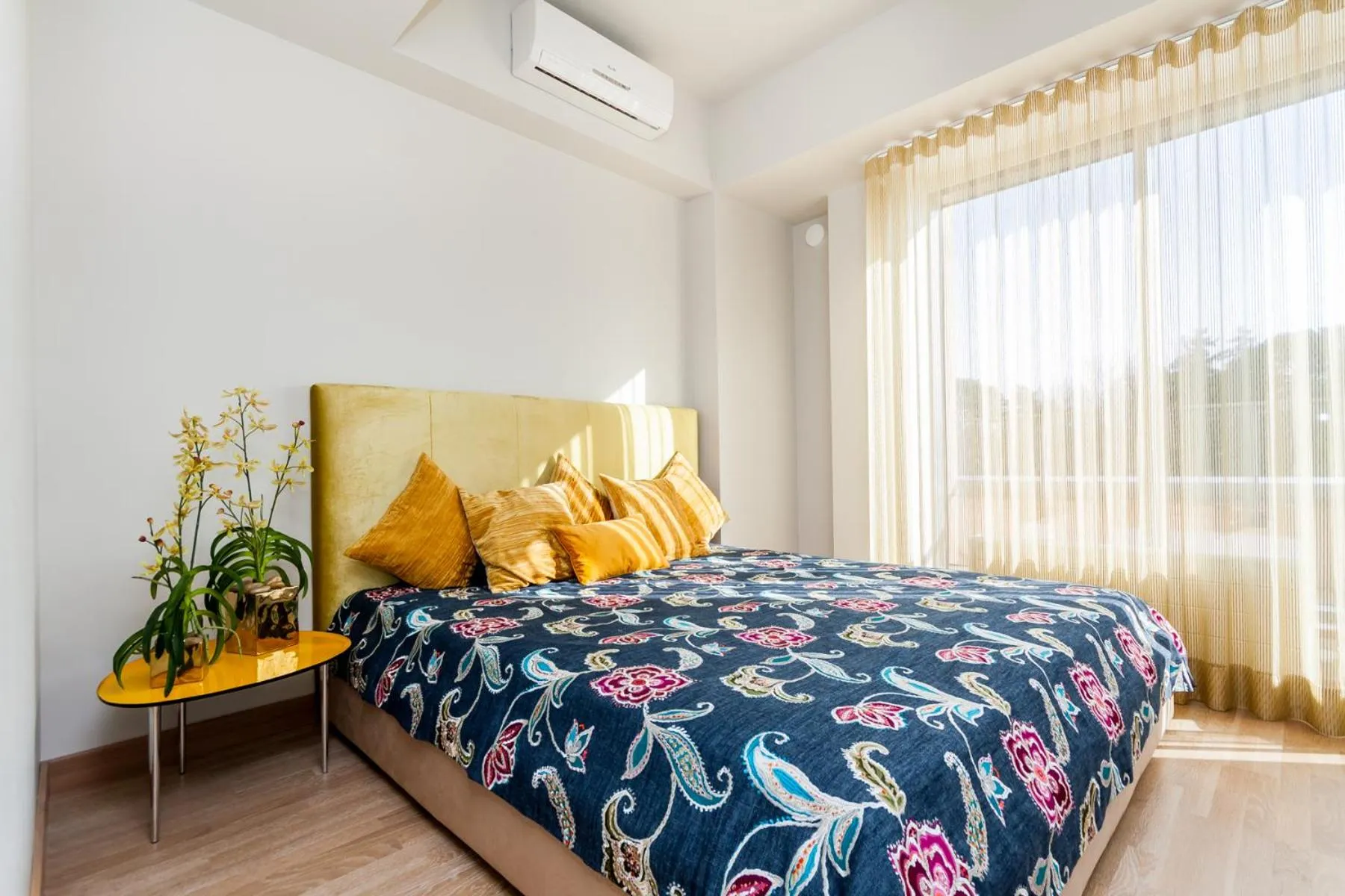 Bed in Saules Club Apart Hotel