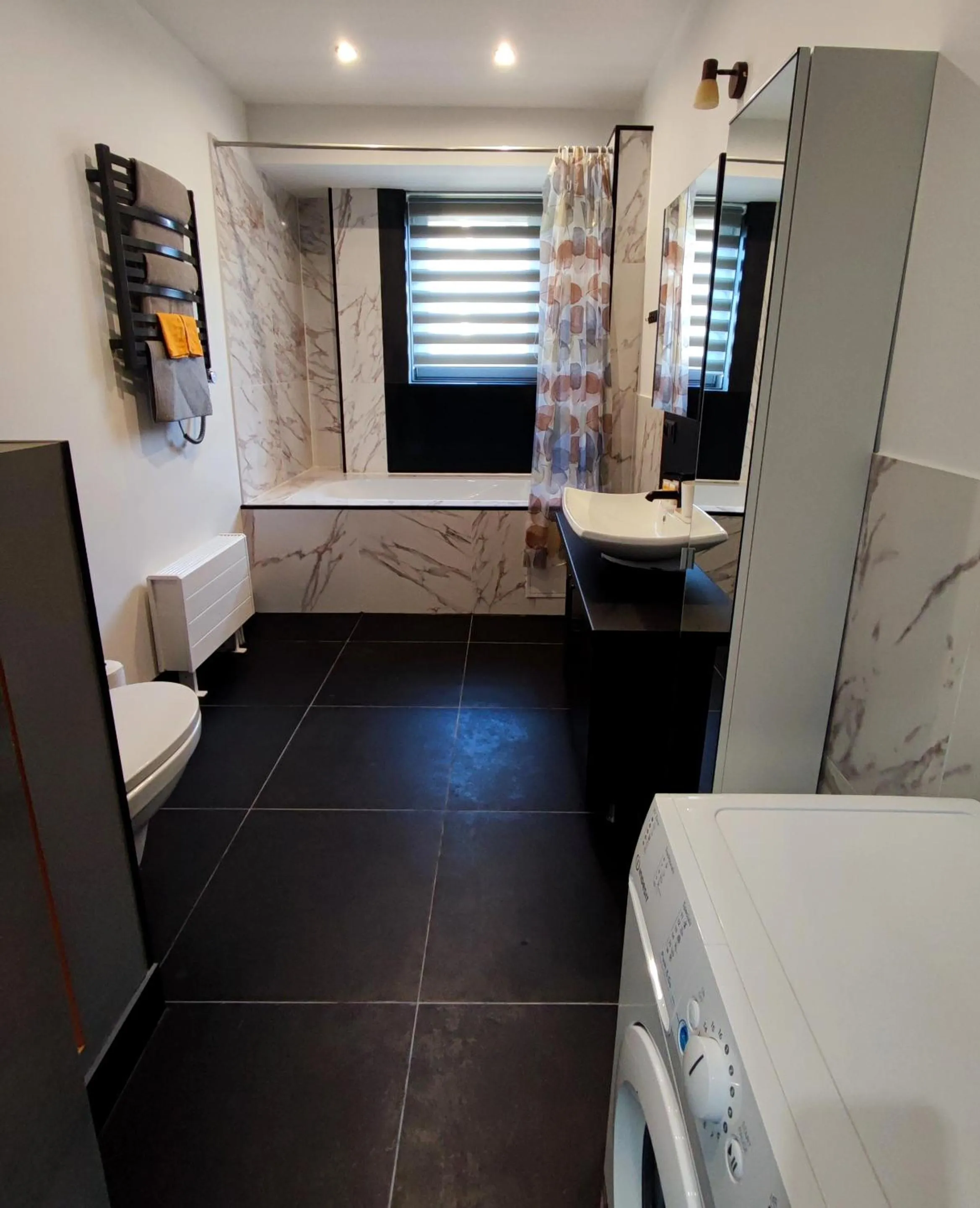 Toilet in Saules Club Apart Hotel