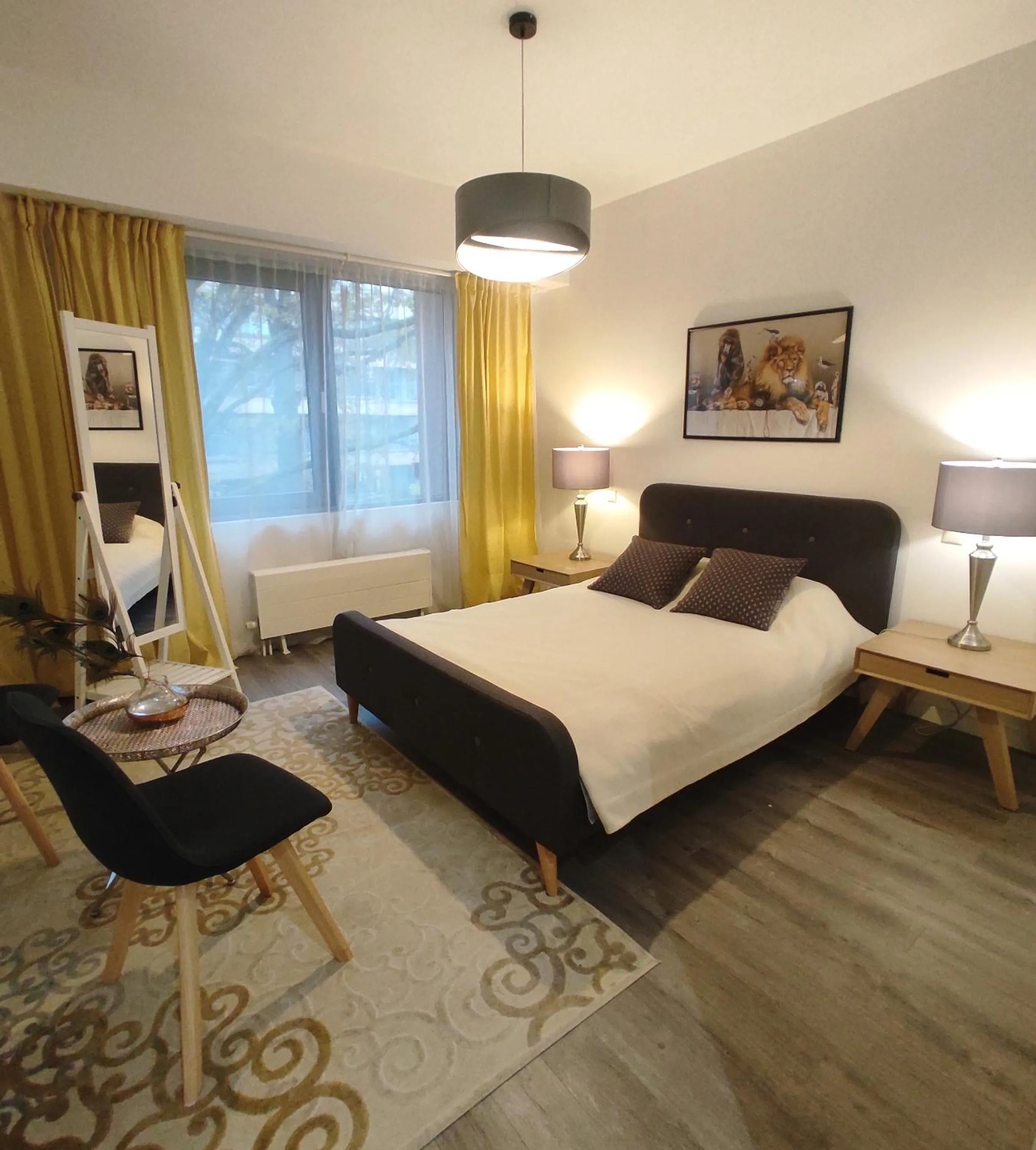 Bed in Saules Club Apart Hotel