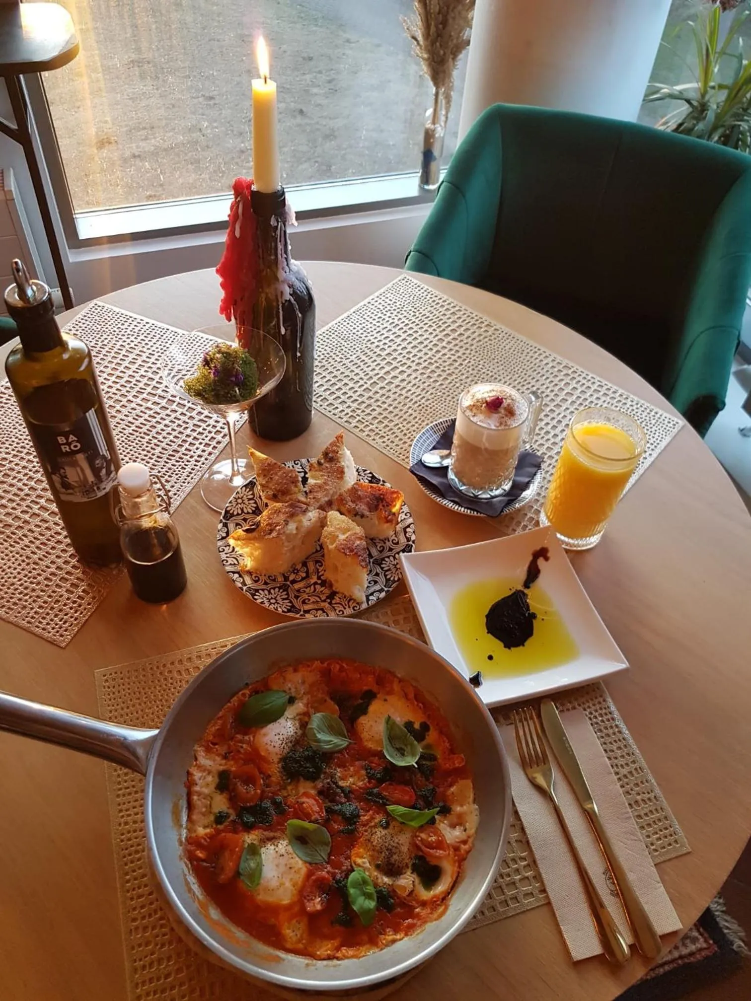 Breakfast in Saules Club Apart Hotel