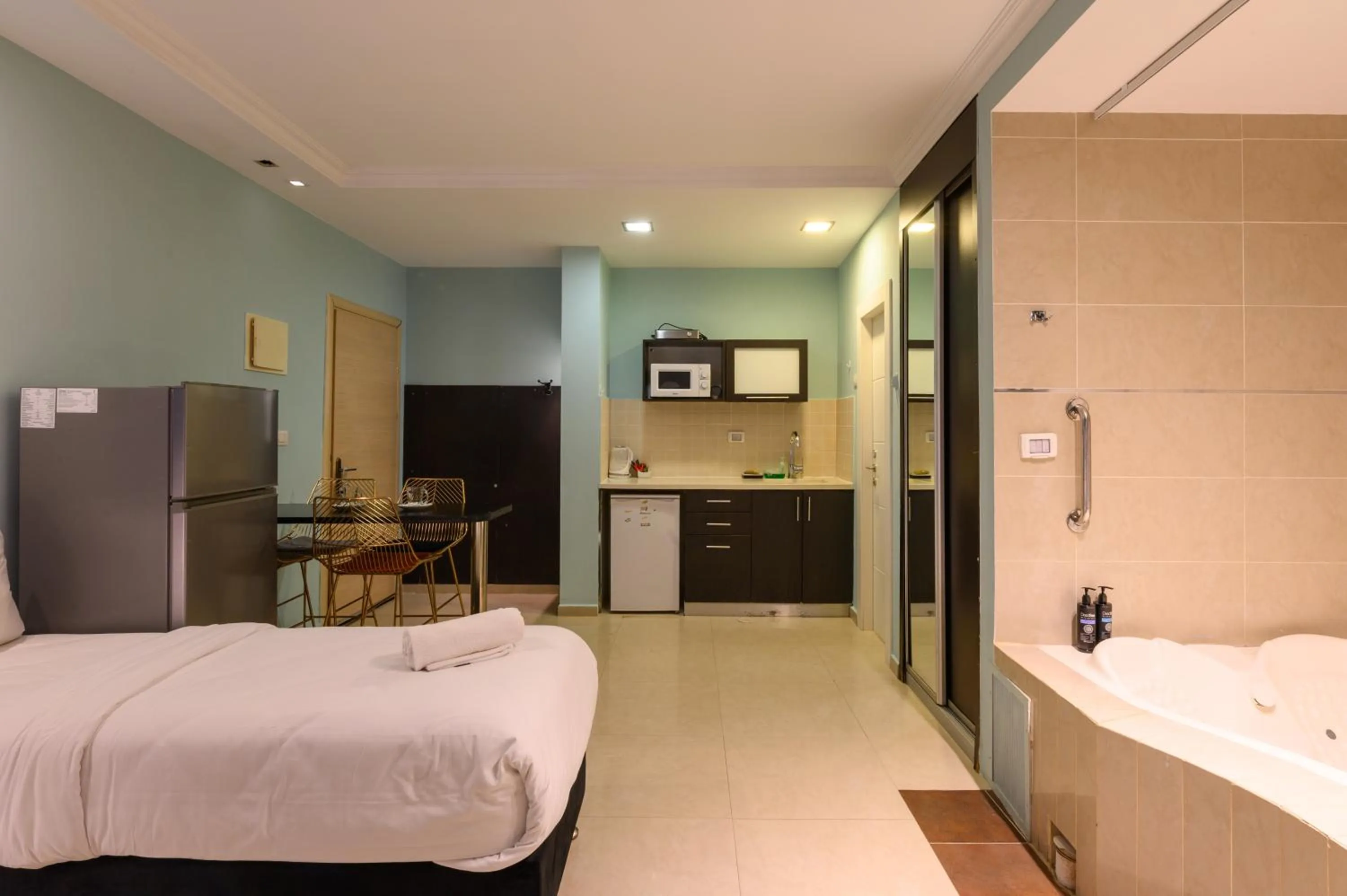 Bed in Marina Beach Hotel