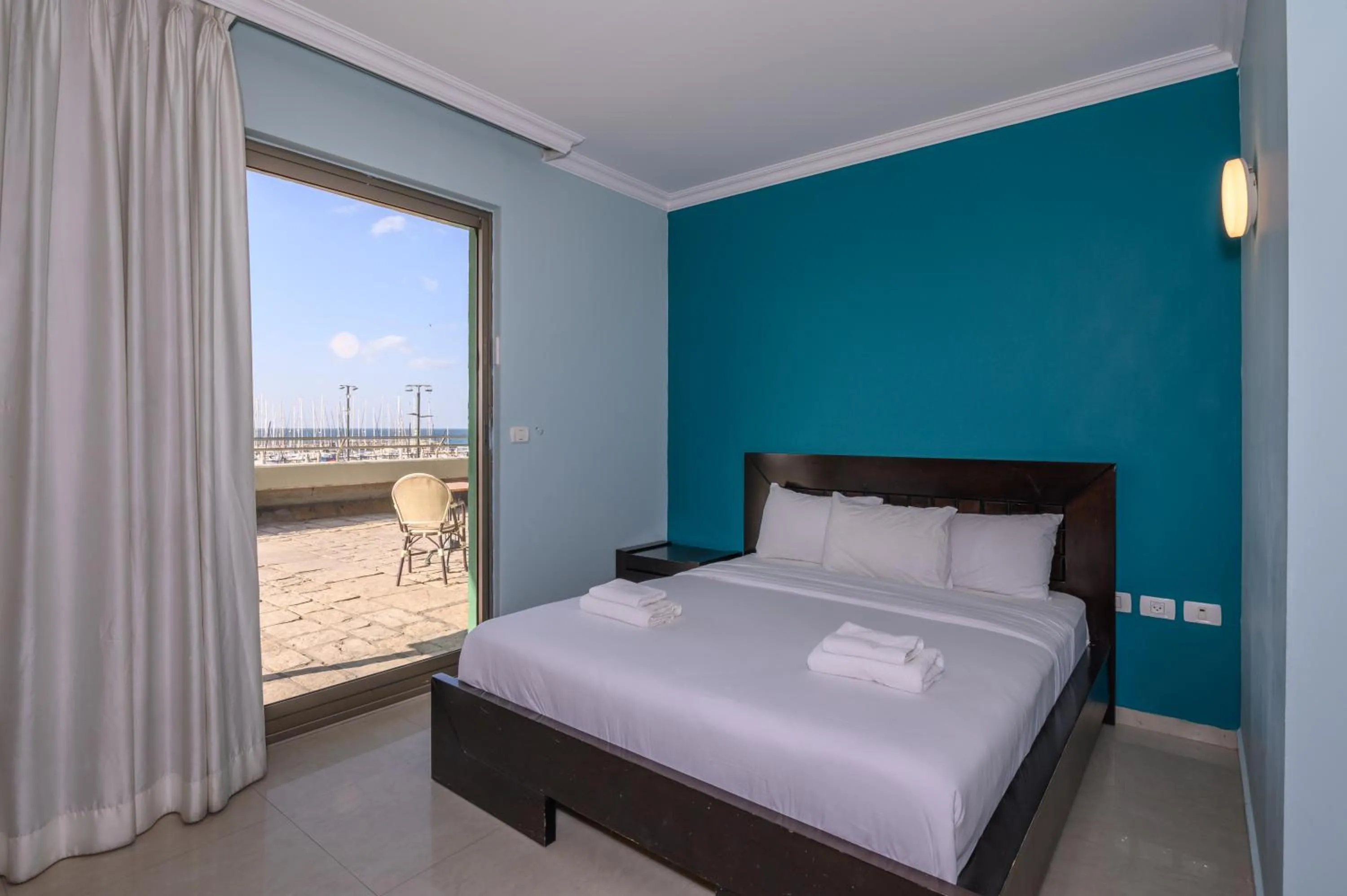 Bed in Marina Beach Hotel