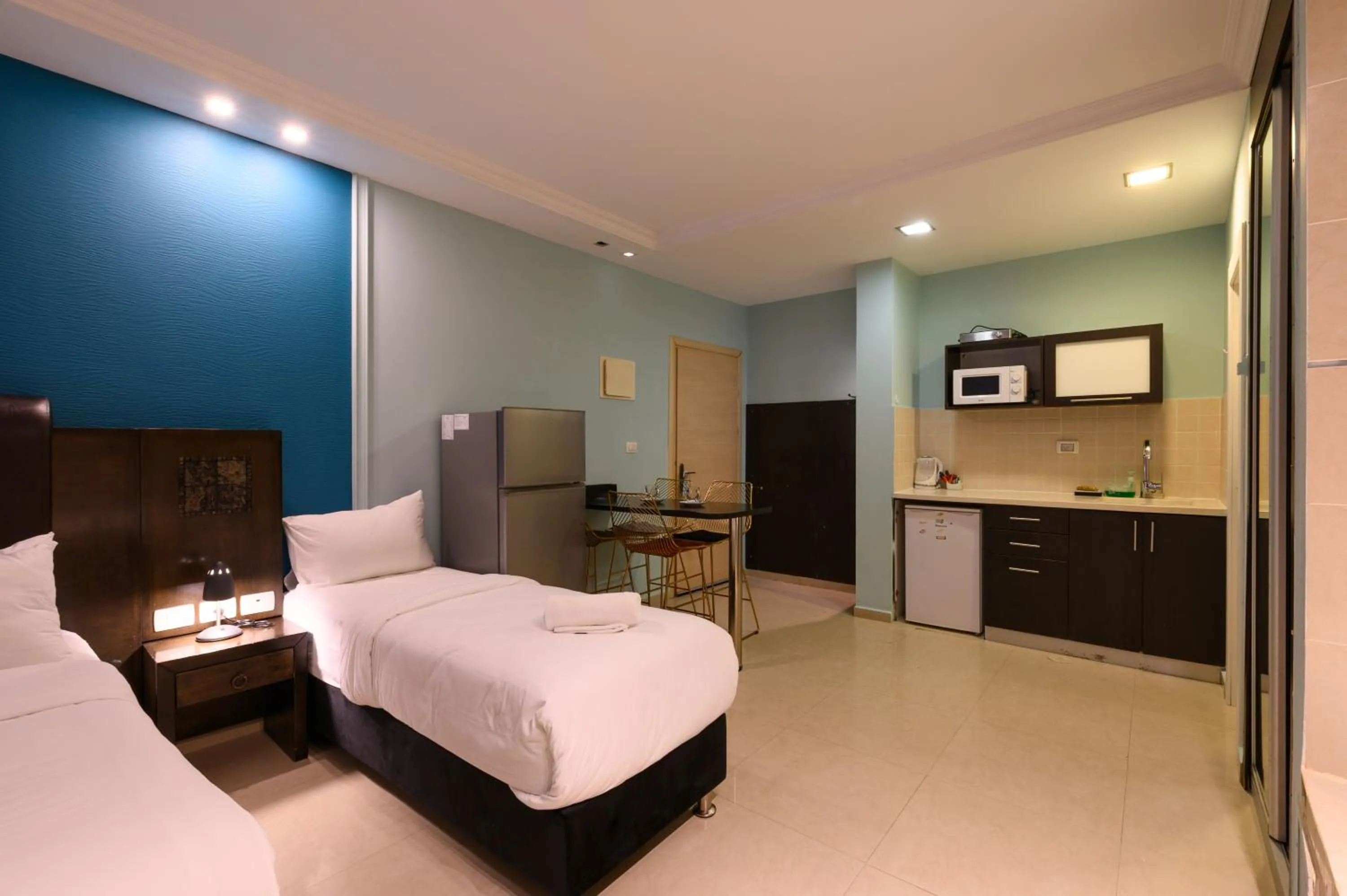 Bed in Marina Beach Hotel