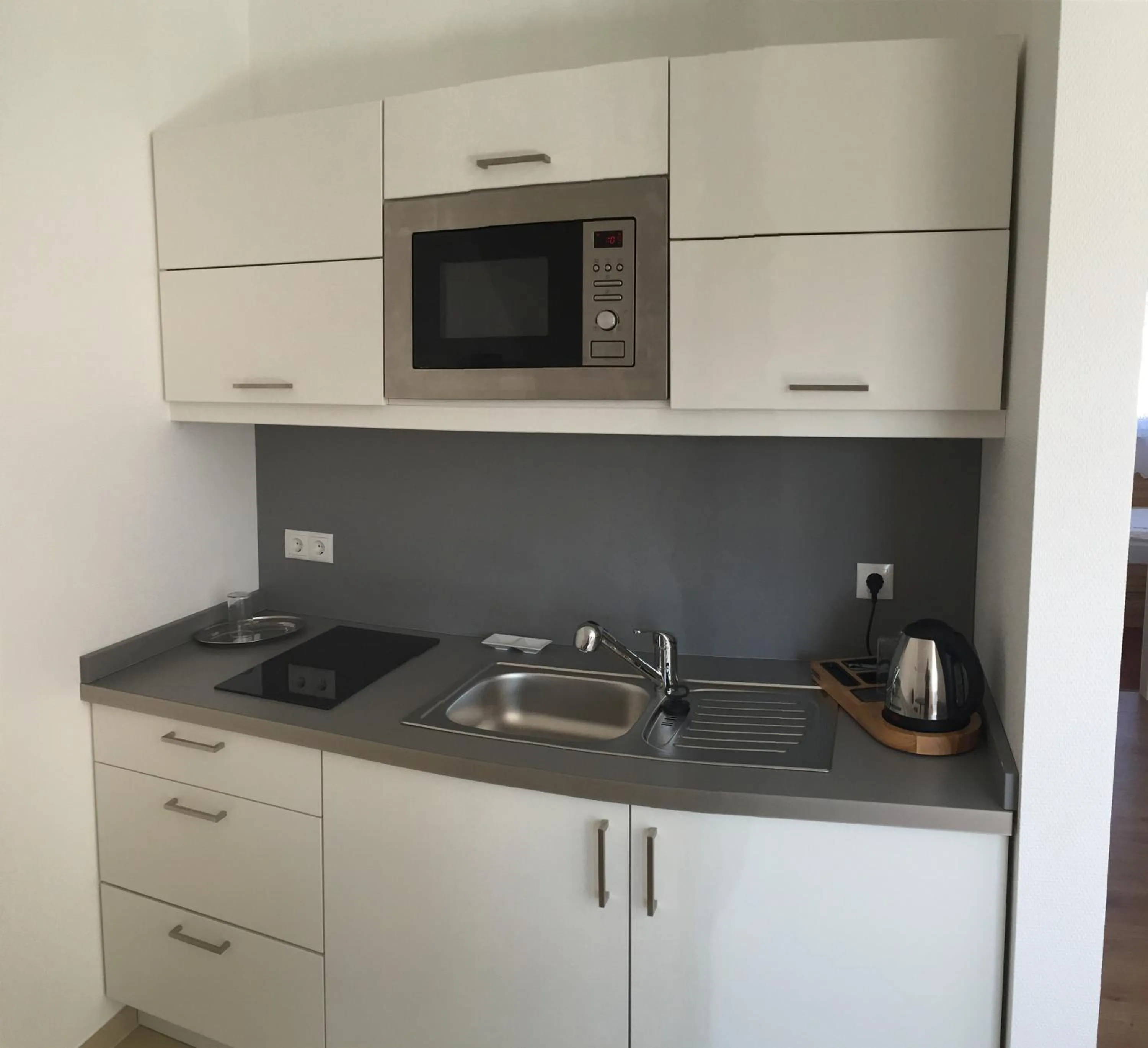 Kitchen or kitchenette in Hotel Garten