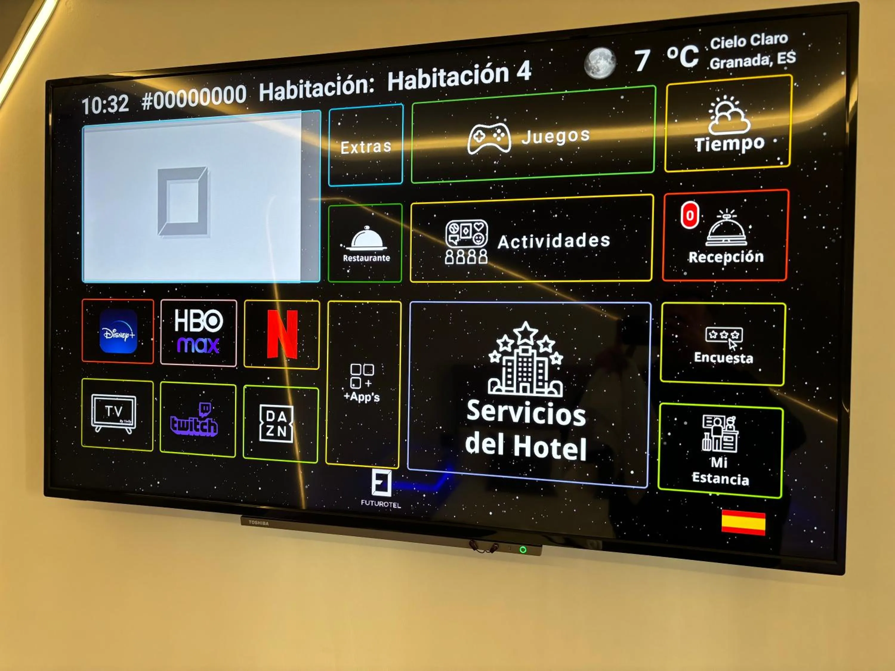 TV and multimedia in Futurotel Ds