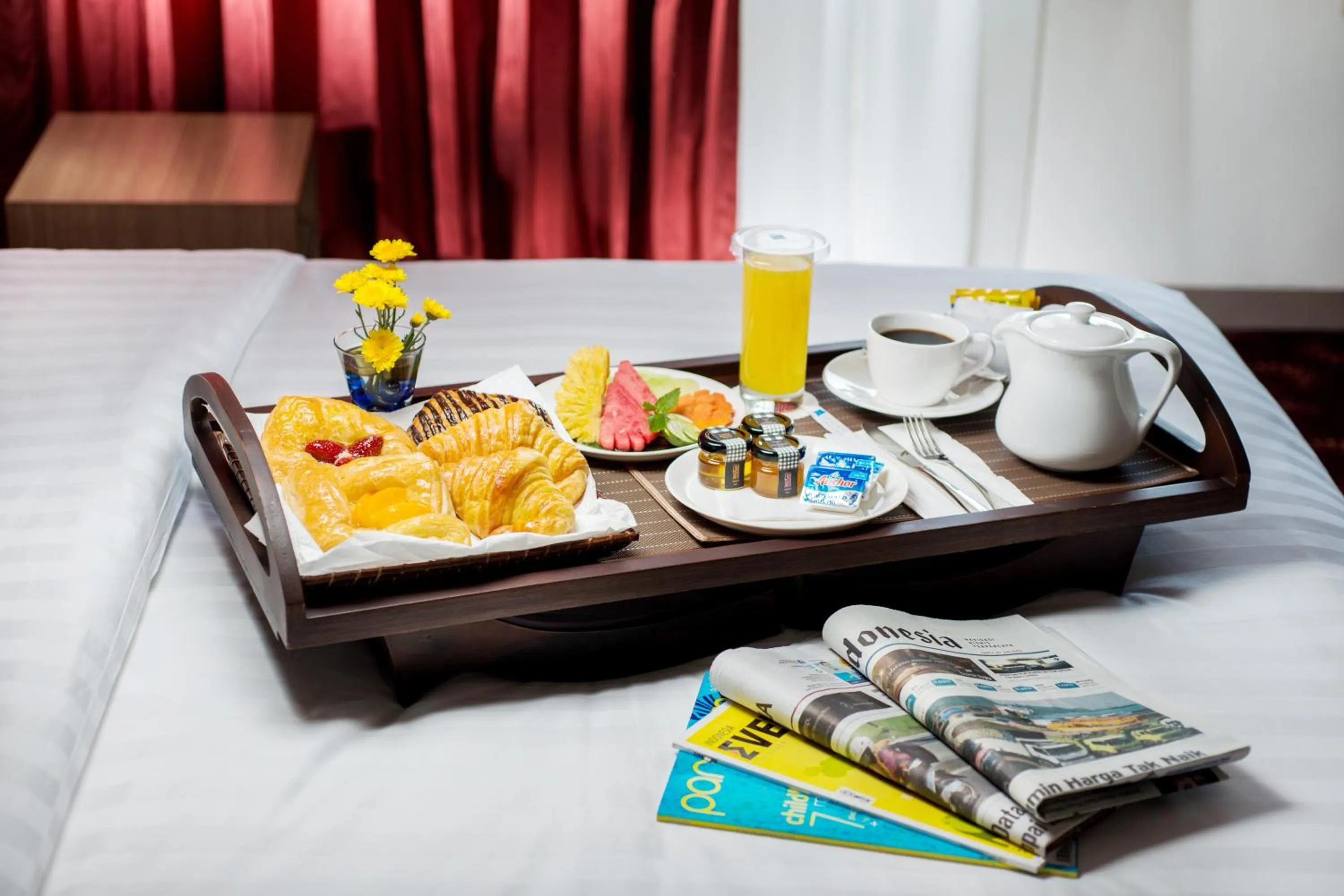 Decorative detail in Blue Sky Hotel Petamburan