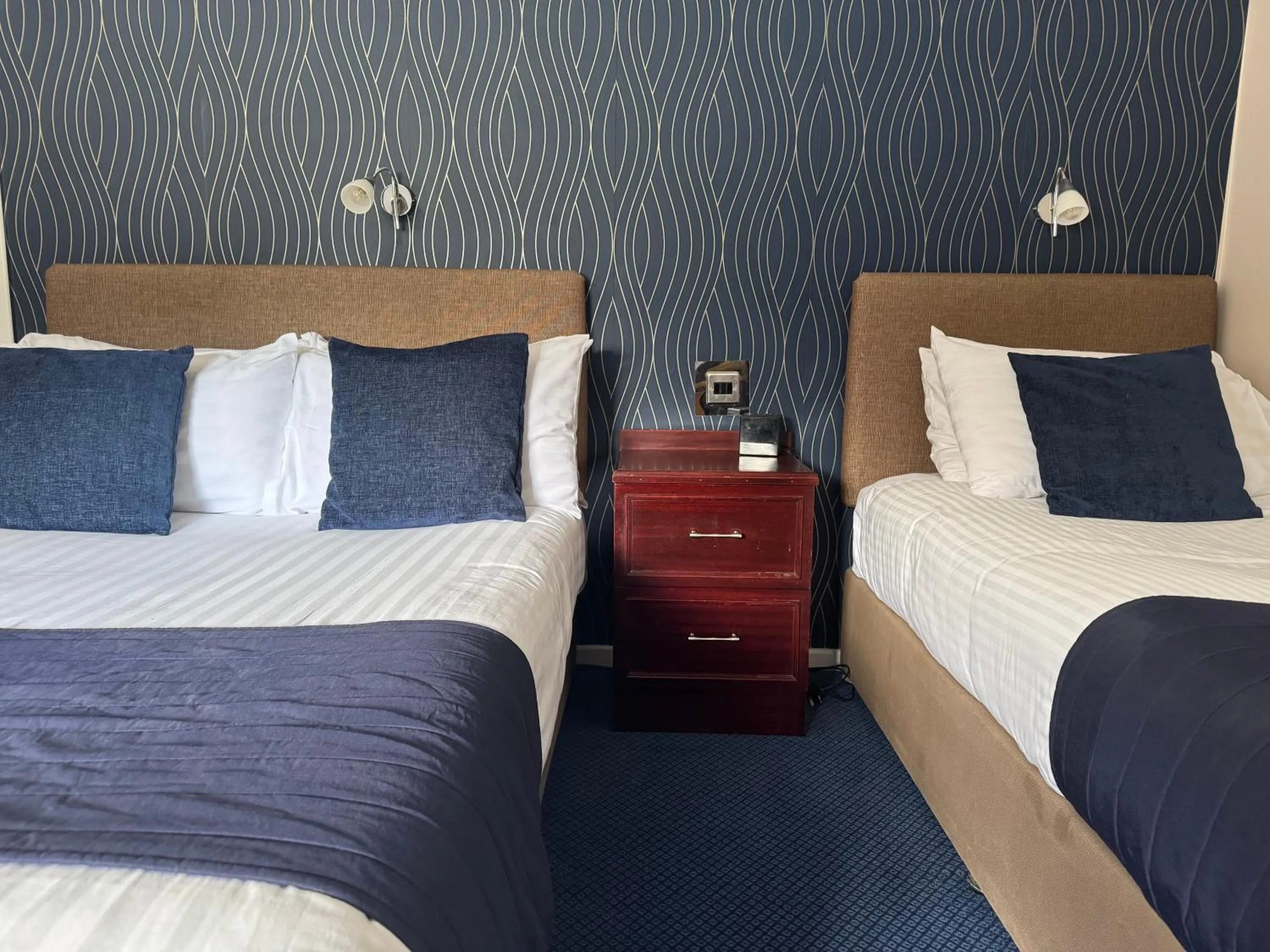 Bed in Oaklands Hotel