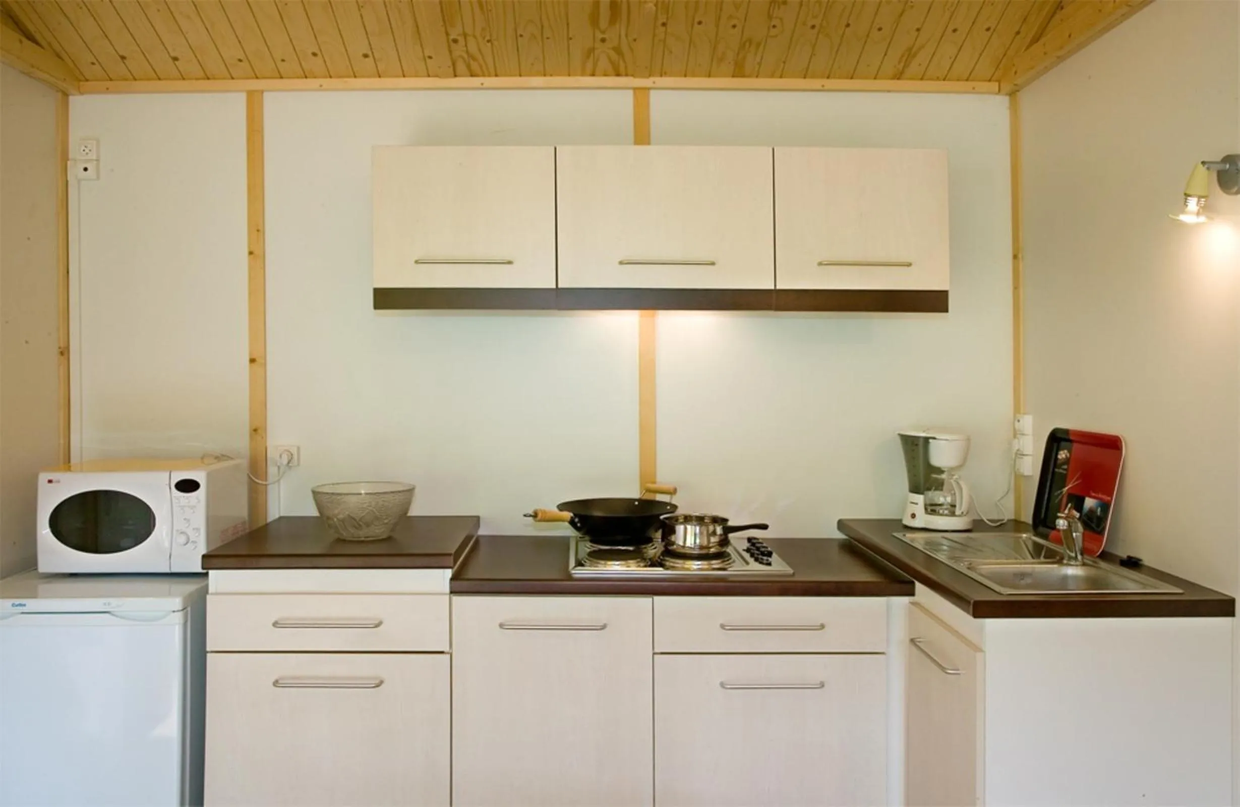 Kitchen or kitchenette in Village de Gite - La Cascade