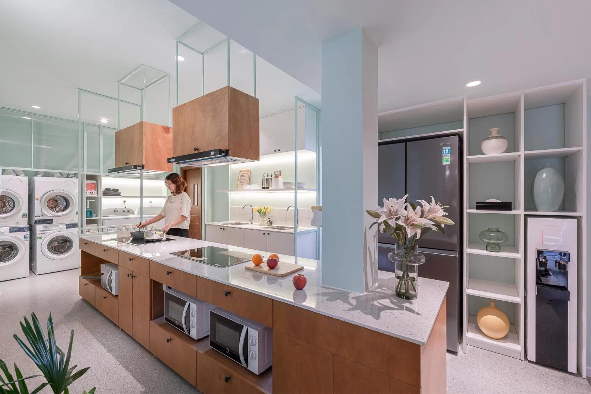 Kitchen or kitchenette in Express by M Village Điện Biên Phủ Q3