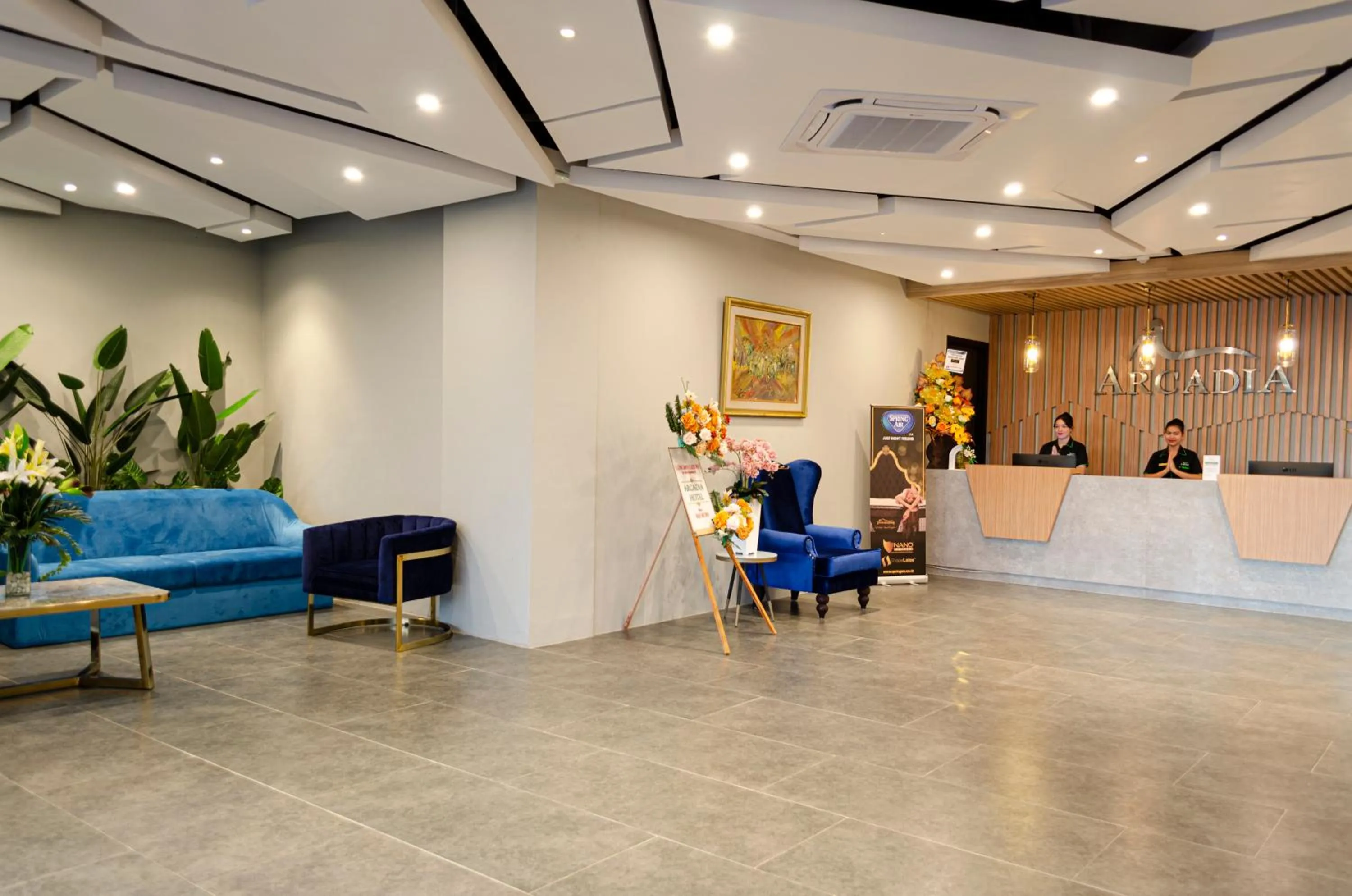 Lobby or reception in Arcadia Hotel Manado