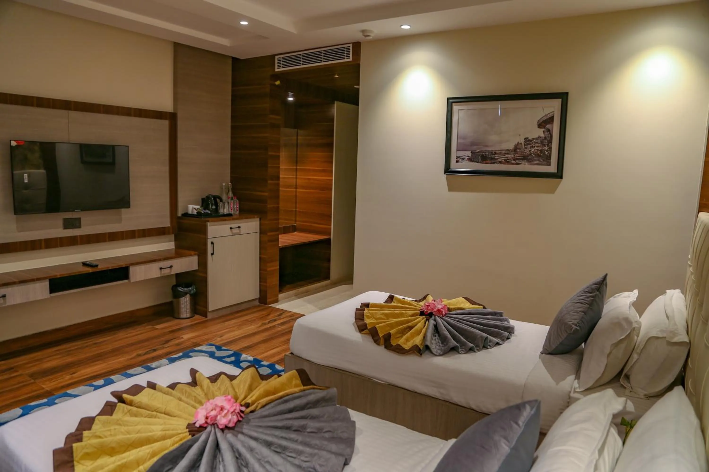 Living room in Four Leaf Hotel - AKOSHA