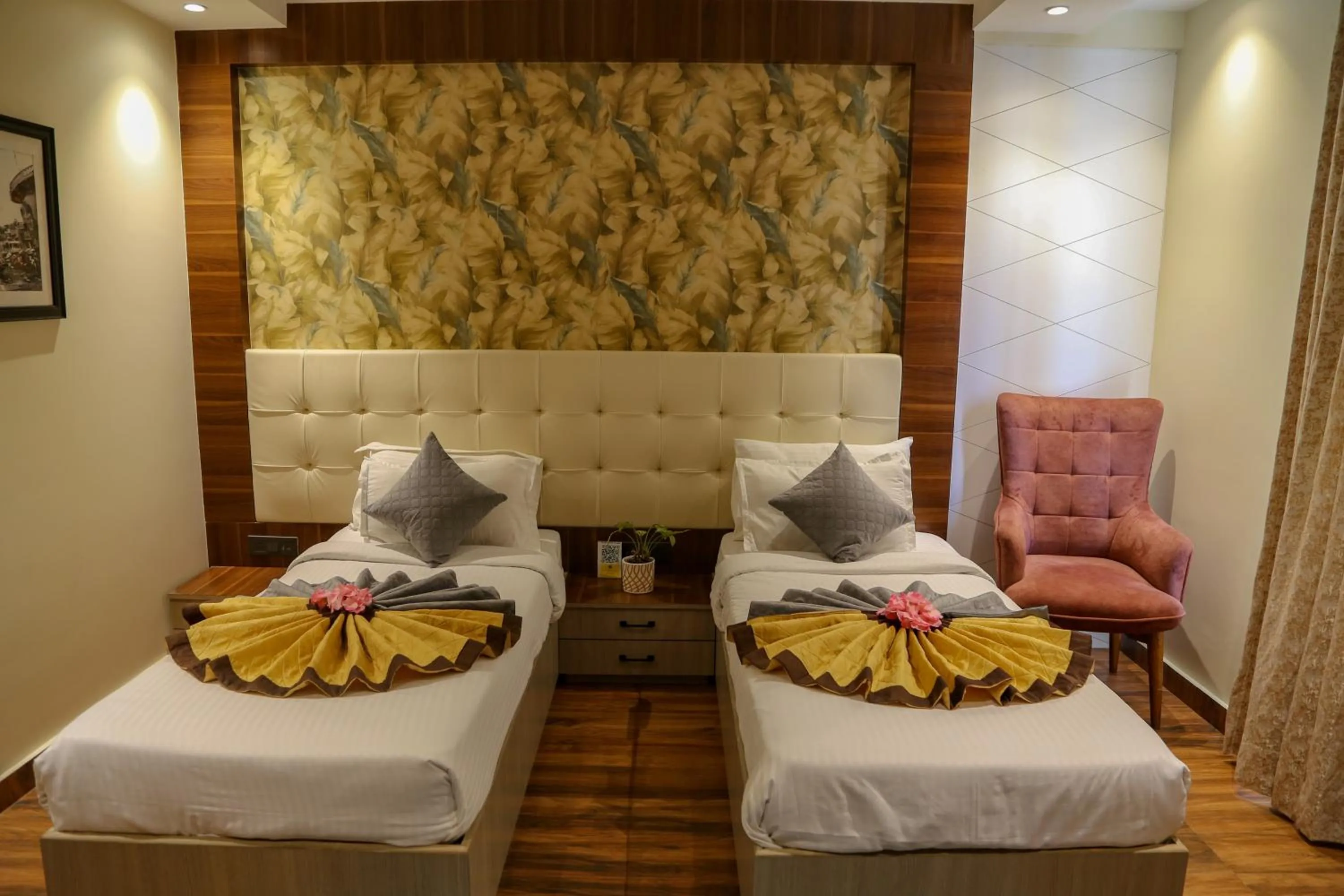 Bed in Four Leaf Hotel - AKOSHA