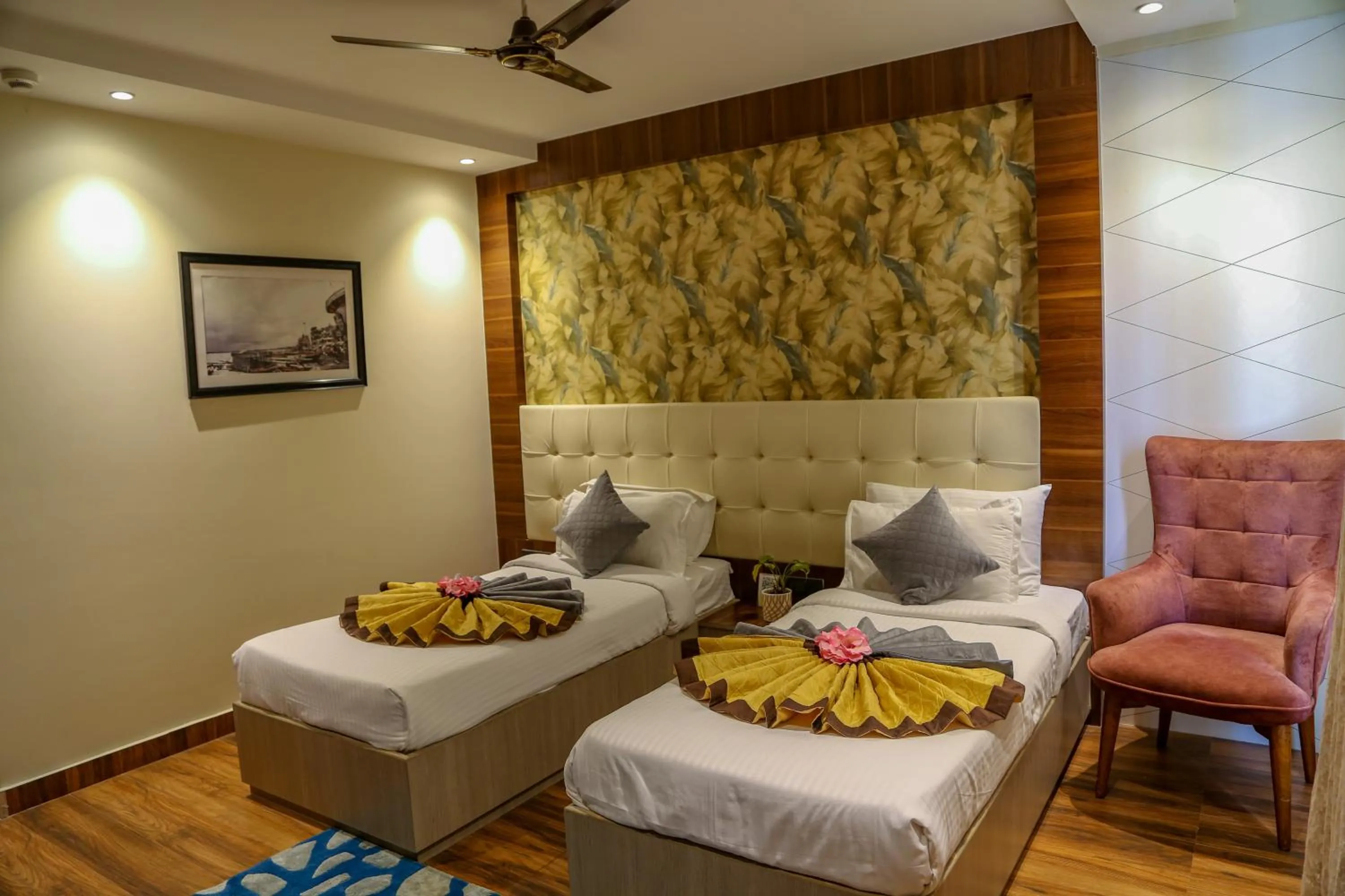 Bed in Four Leaf Hotel - AKOSHA