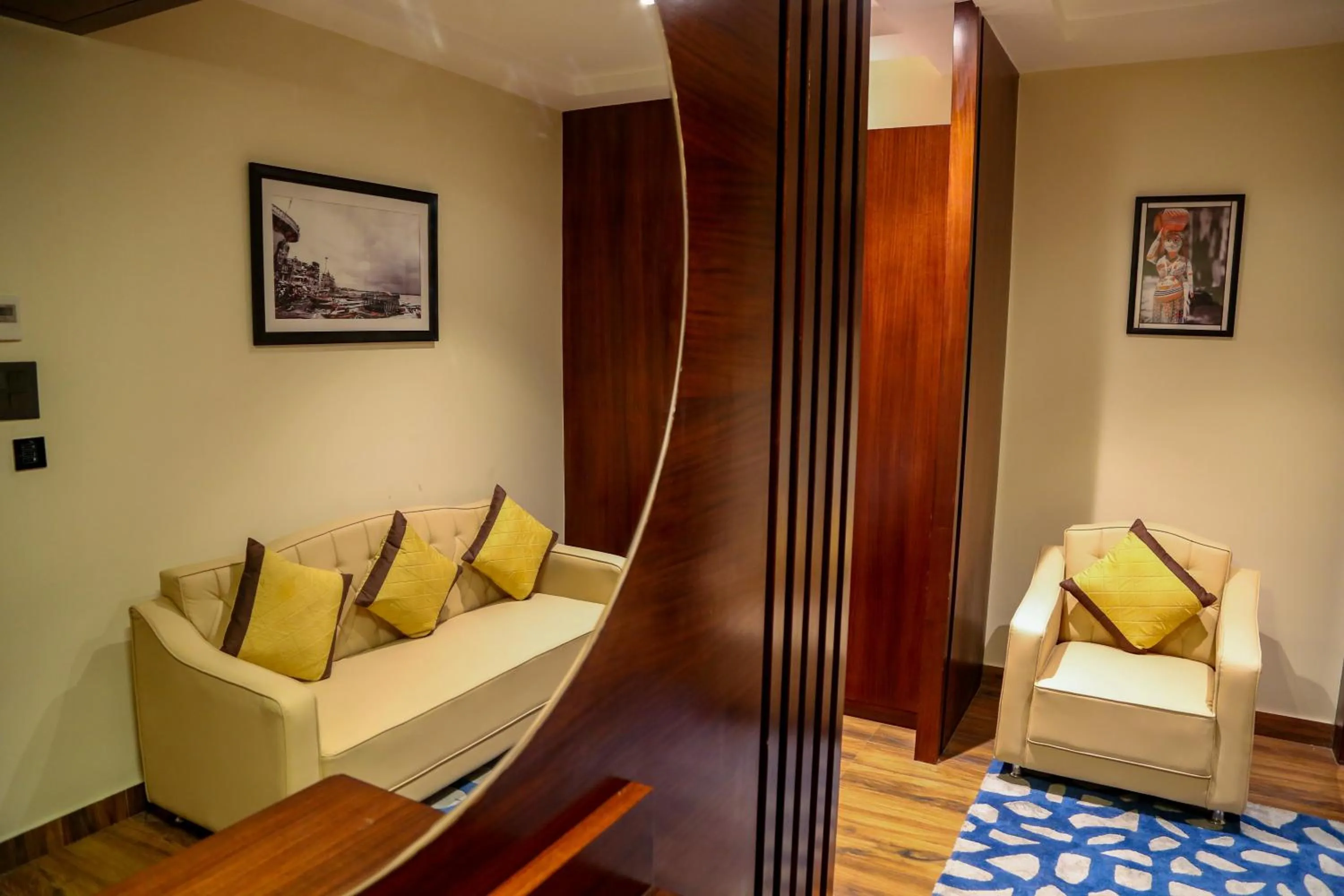 Living room in Four Leaf Hotel - AKOSHA