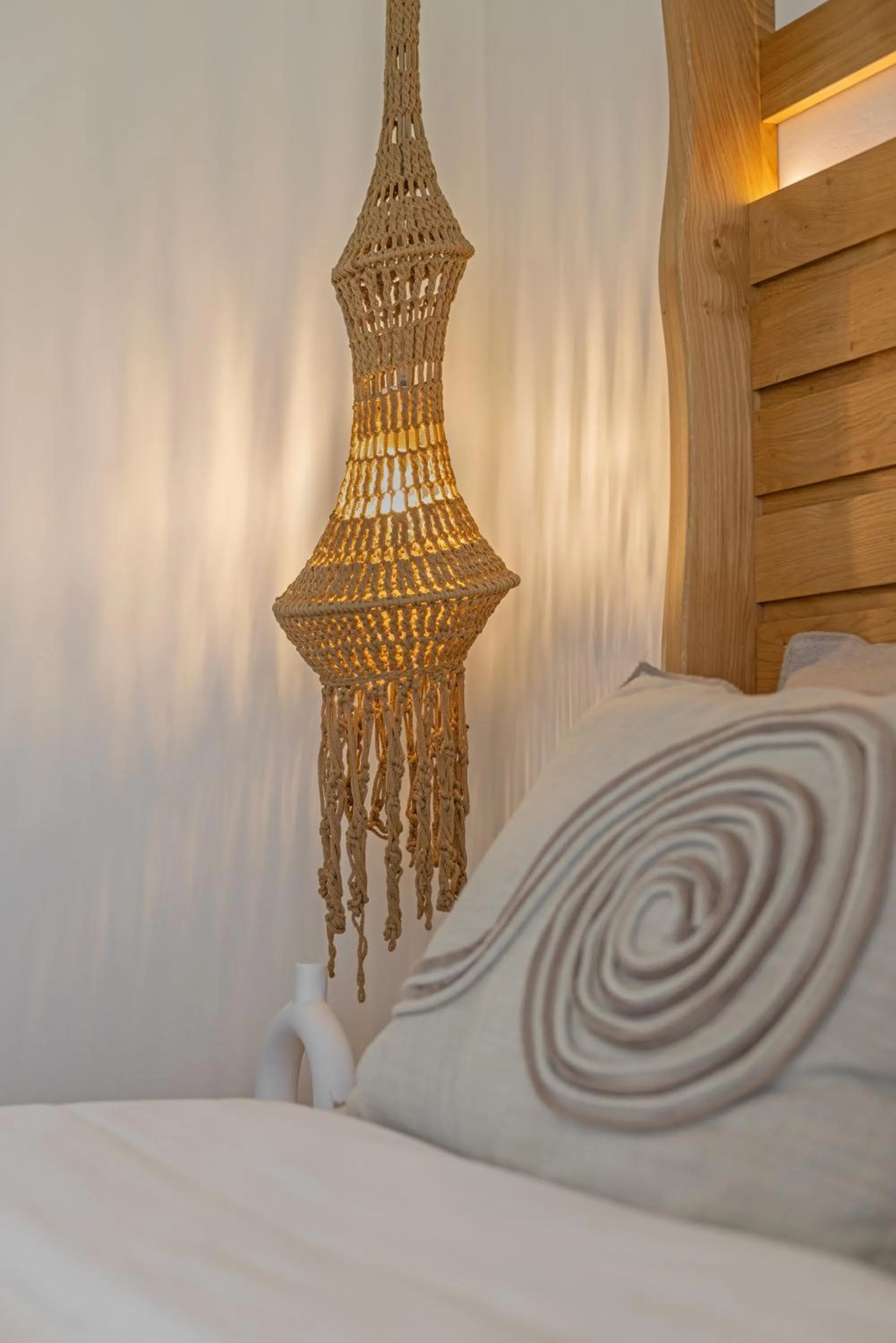 Decorative detail, Bed in Cabana White Boutique Hotel
