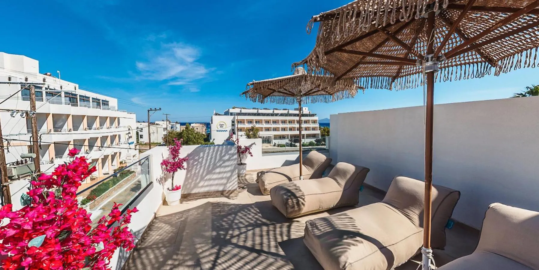 Seating area in Cabana White Boutique Hotel