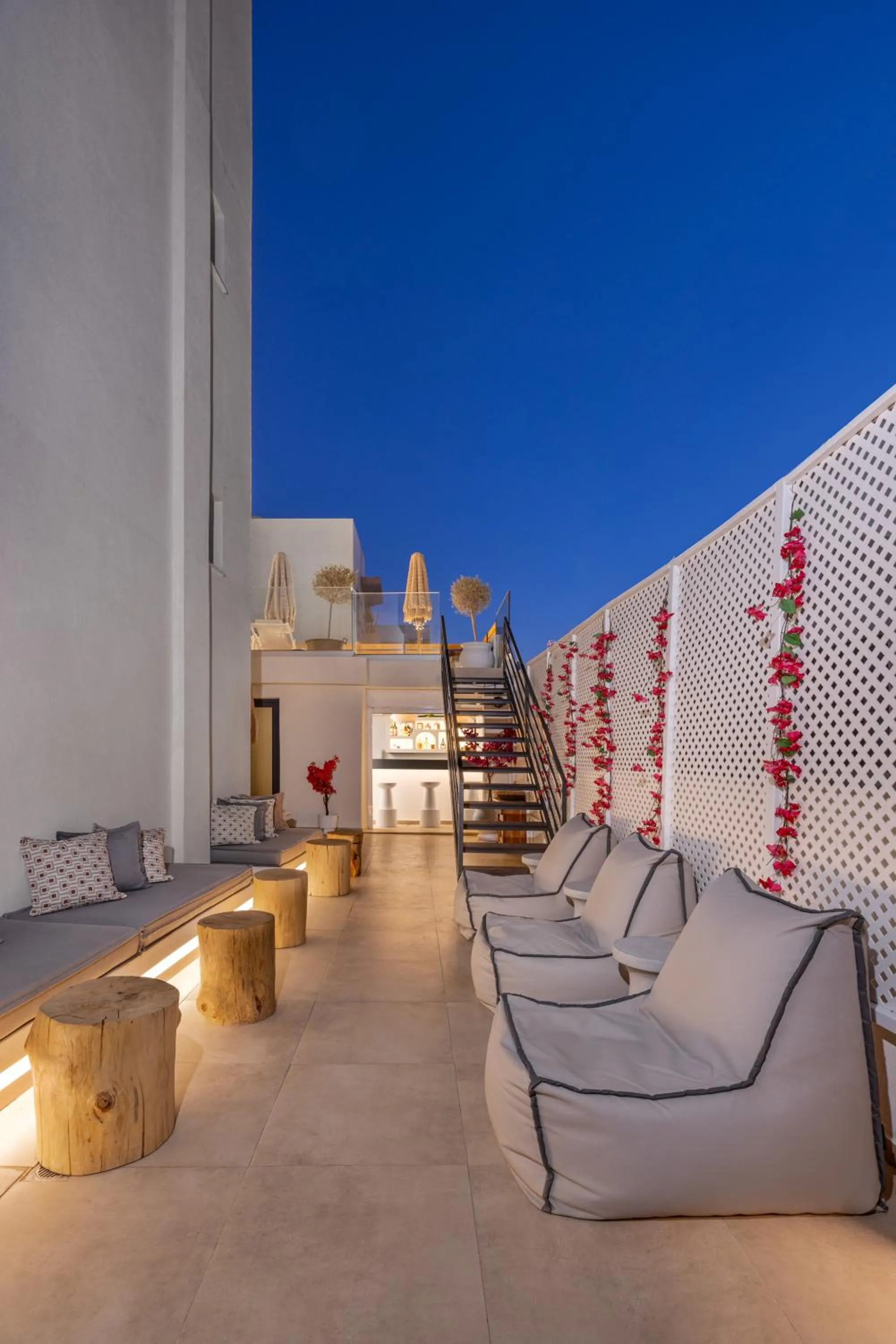 Patio in Cabana White Boutique Hotel