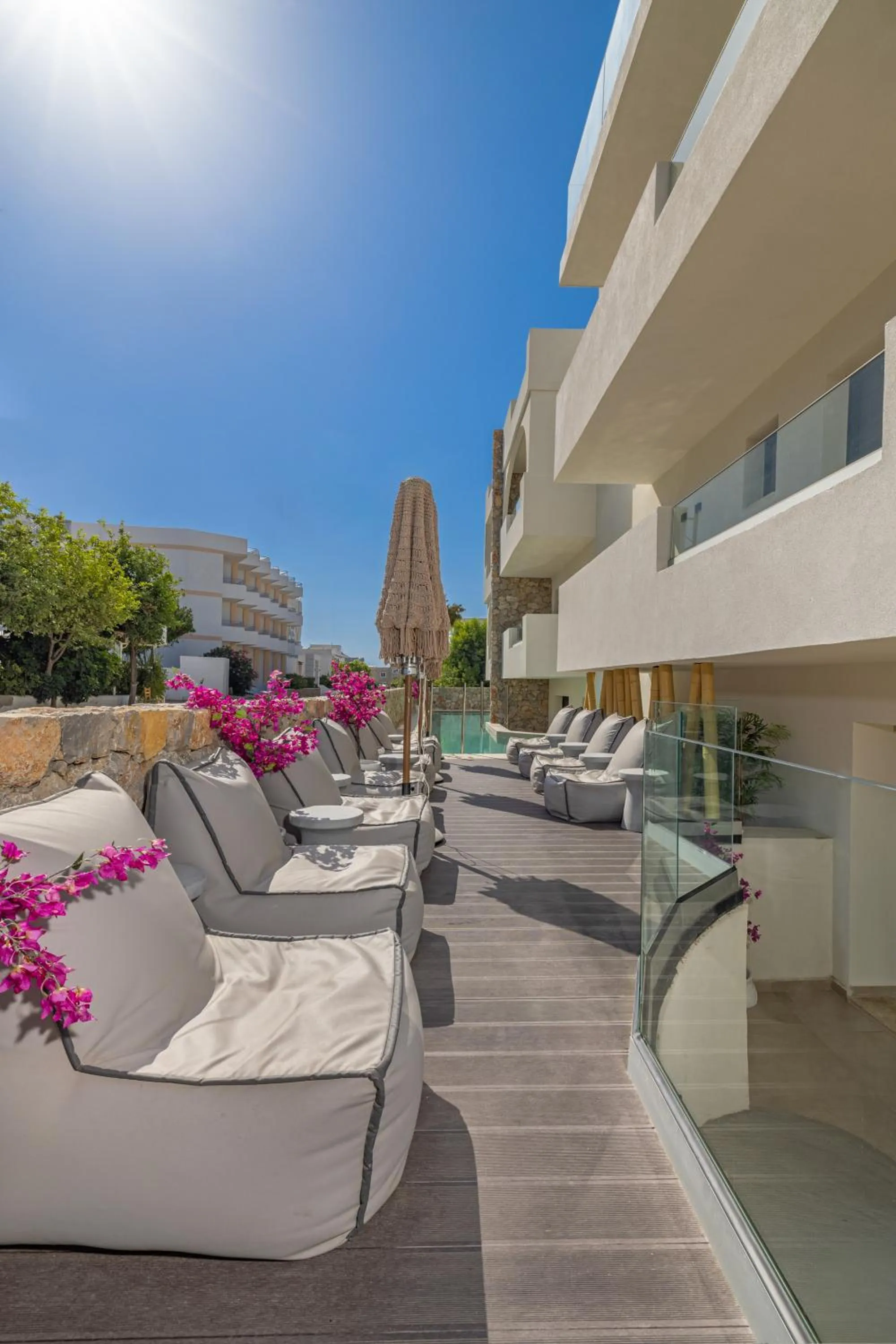 Seating area in Cabana White Boutique Hotel