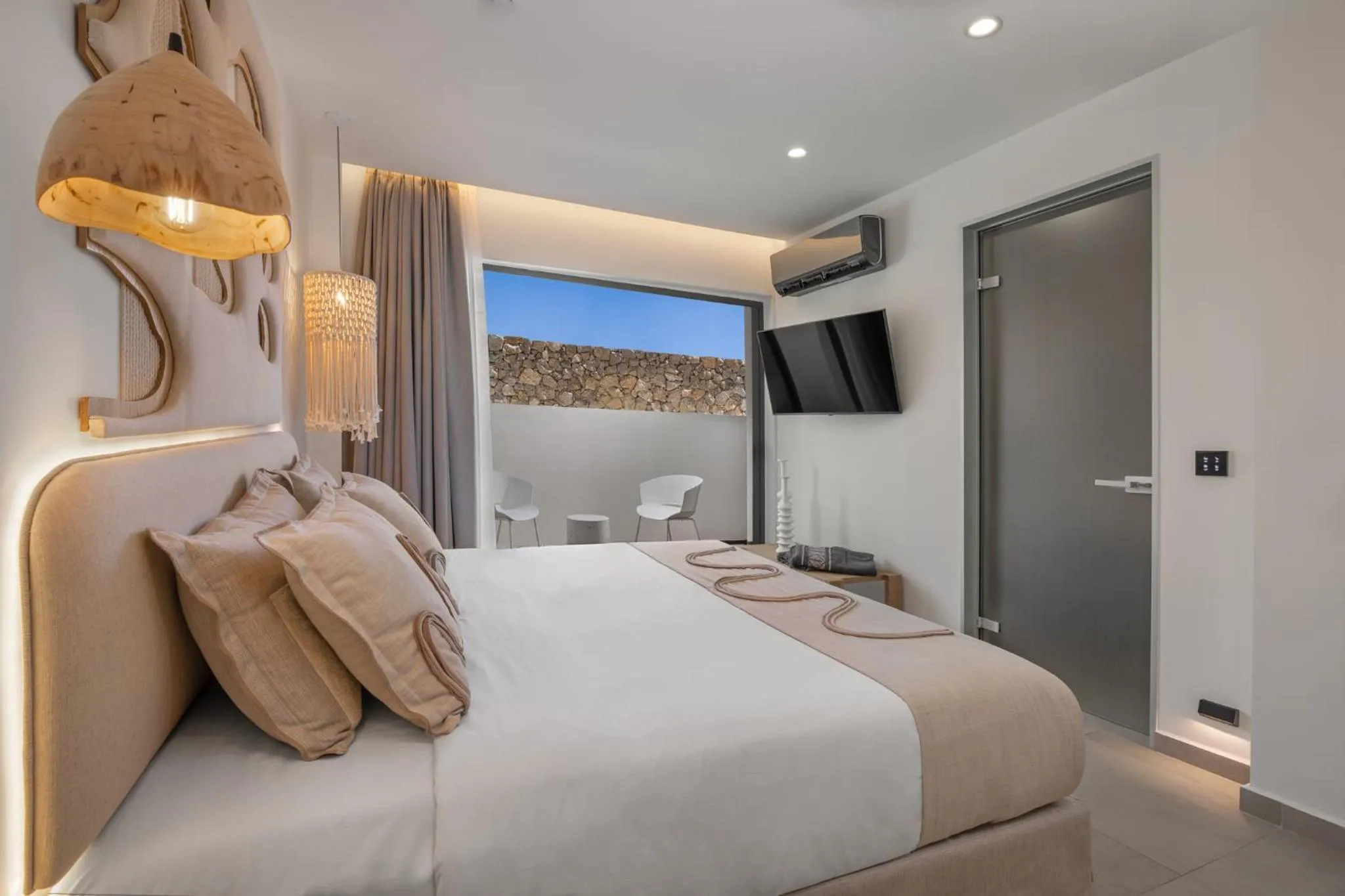 Bed in Cabana White Boutique Hotel