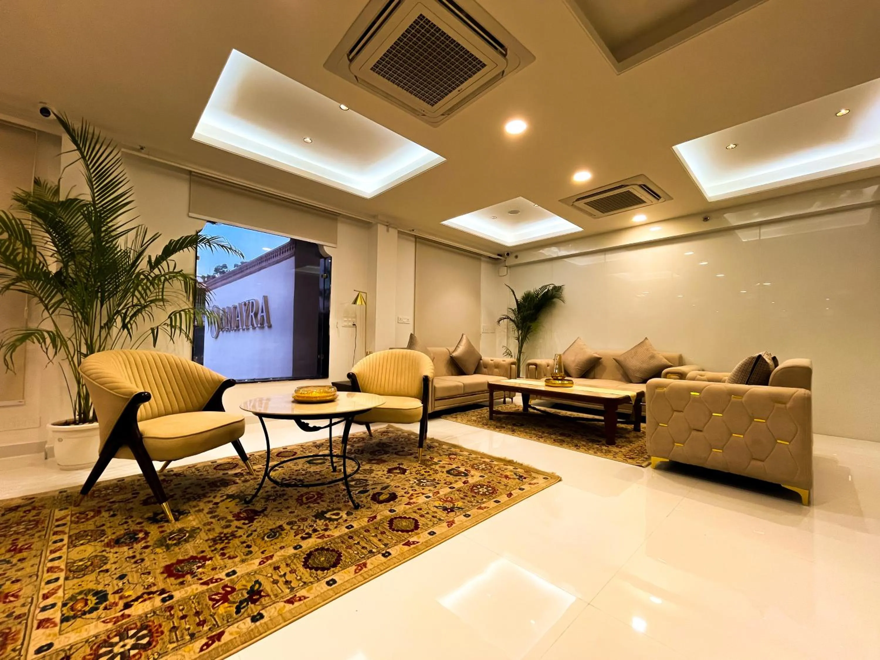 Lobby or reception in Hotel Amayra