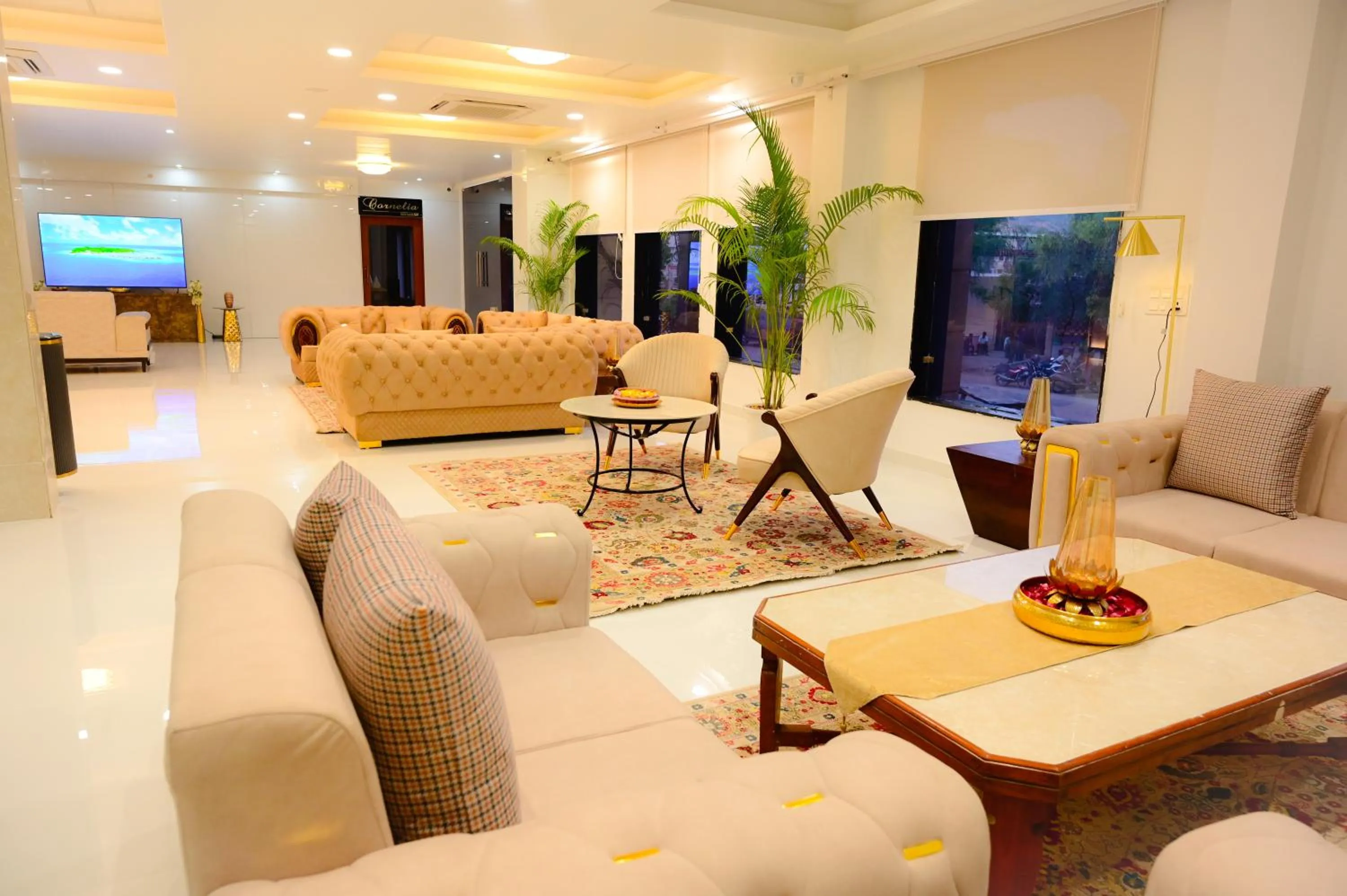 Lobby or reception in Hotel Amayra