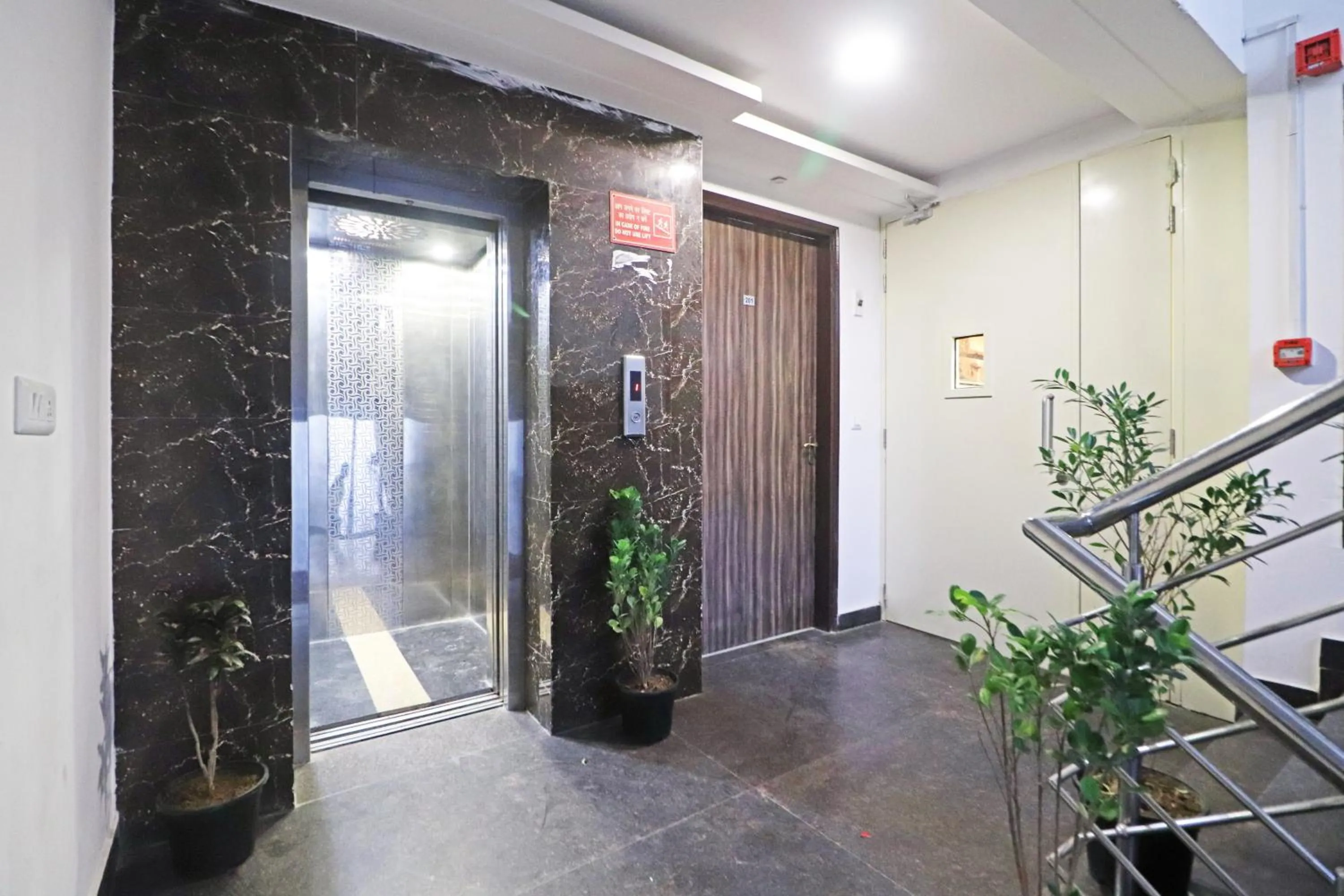 elevator in Hotel Mayda Prime Near Delhi Airport