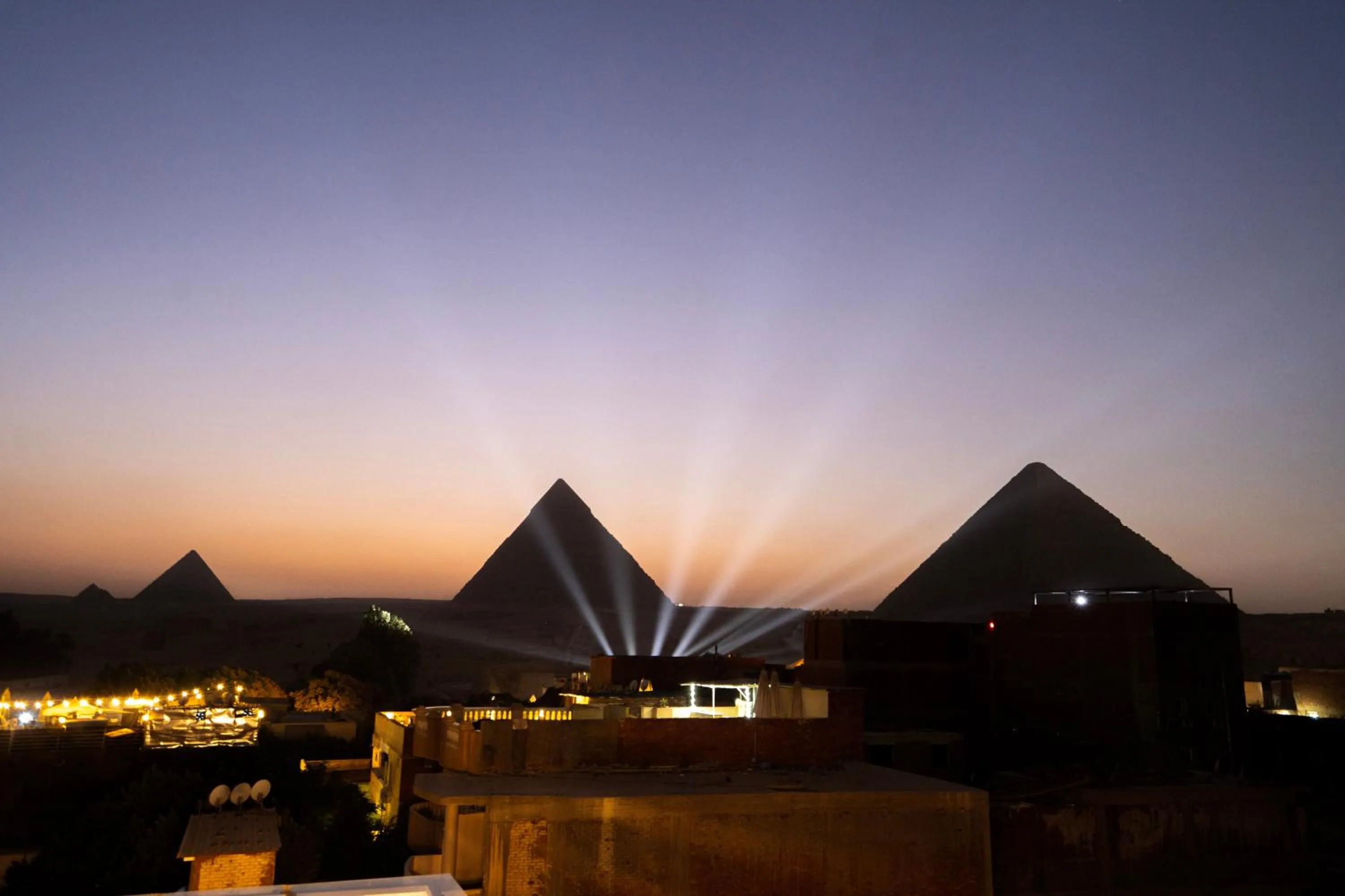 Sunset in Sun and Sand Guest House