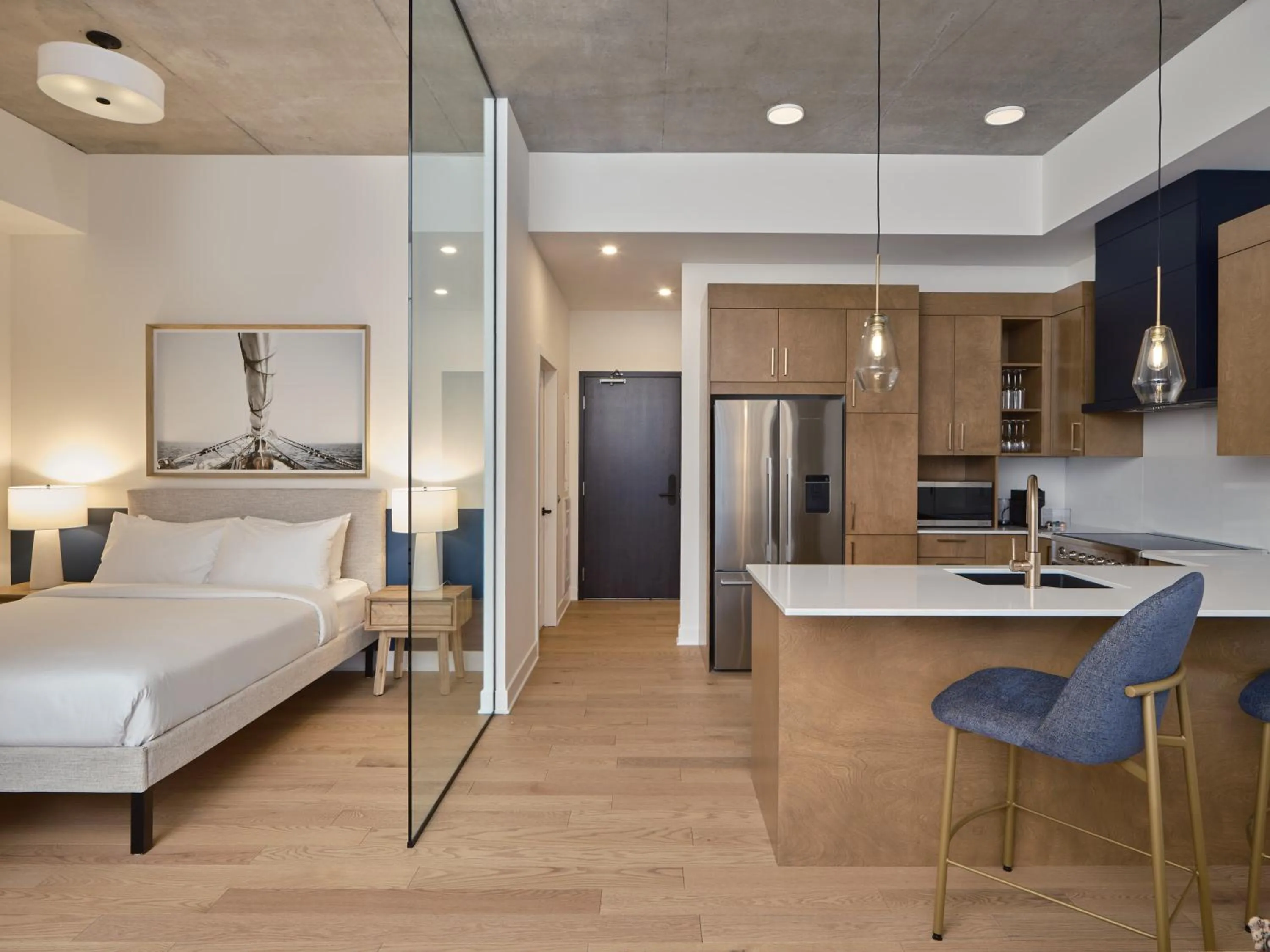 Photo of the whole room, Bed in Hôtel Expérience - Quartier Des Marinas