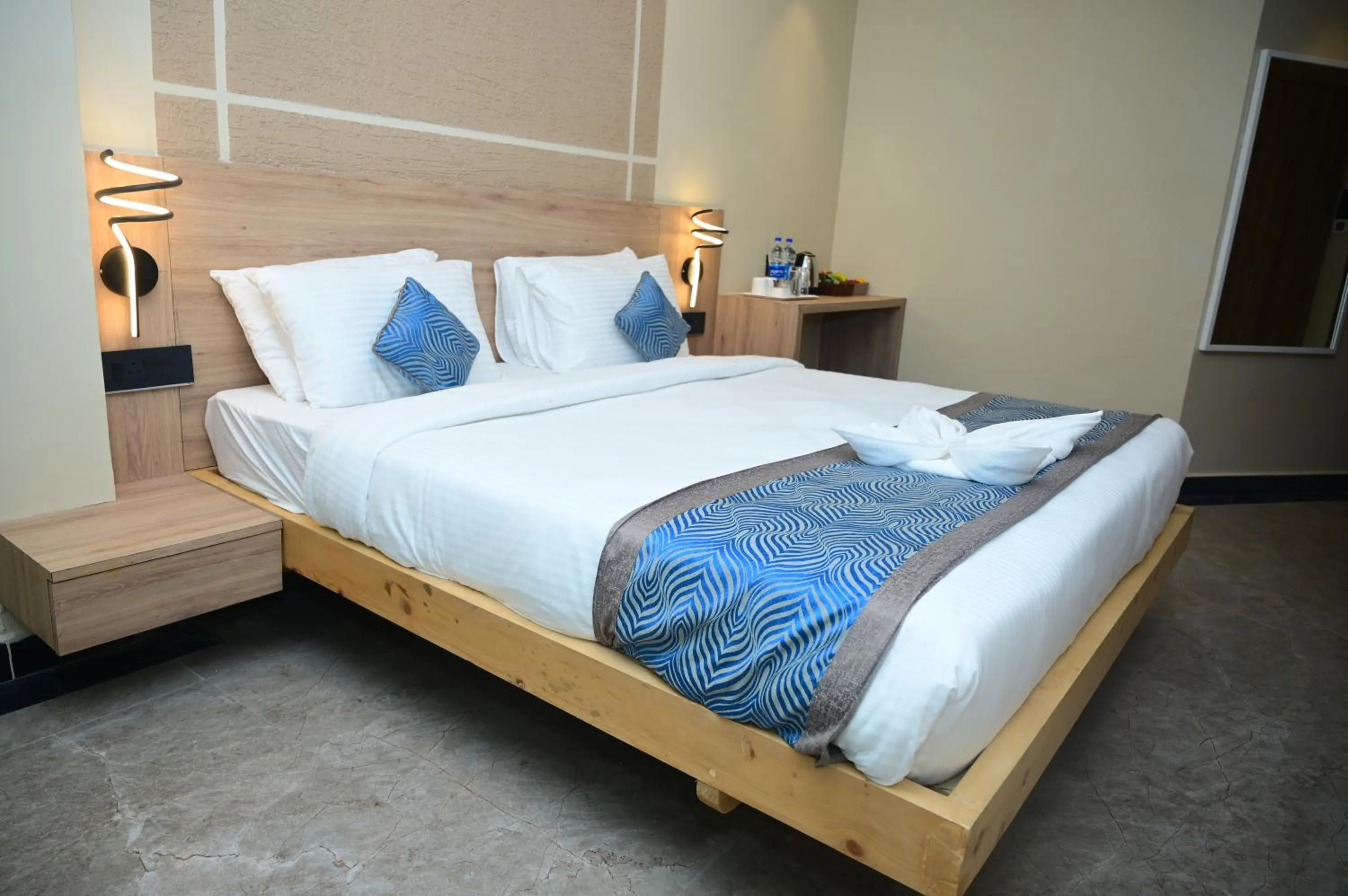 Bed in Pipul Ocean View Resort