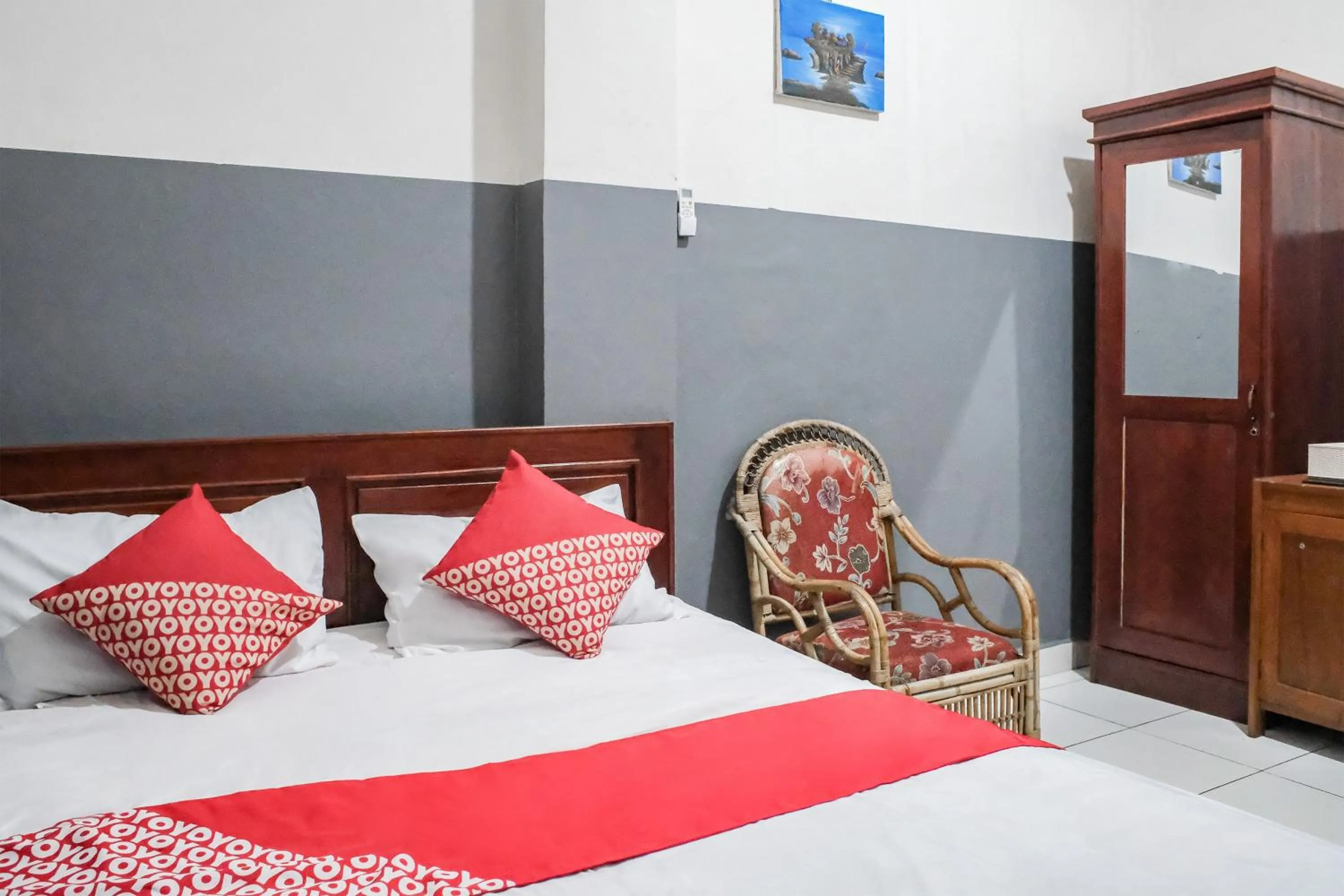 Bedroom, Bed in OYO 93117 Penginapan Tiga Dara