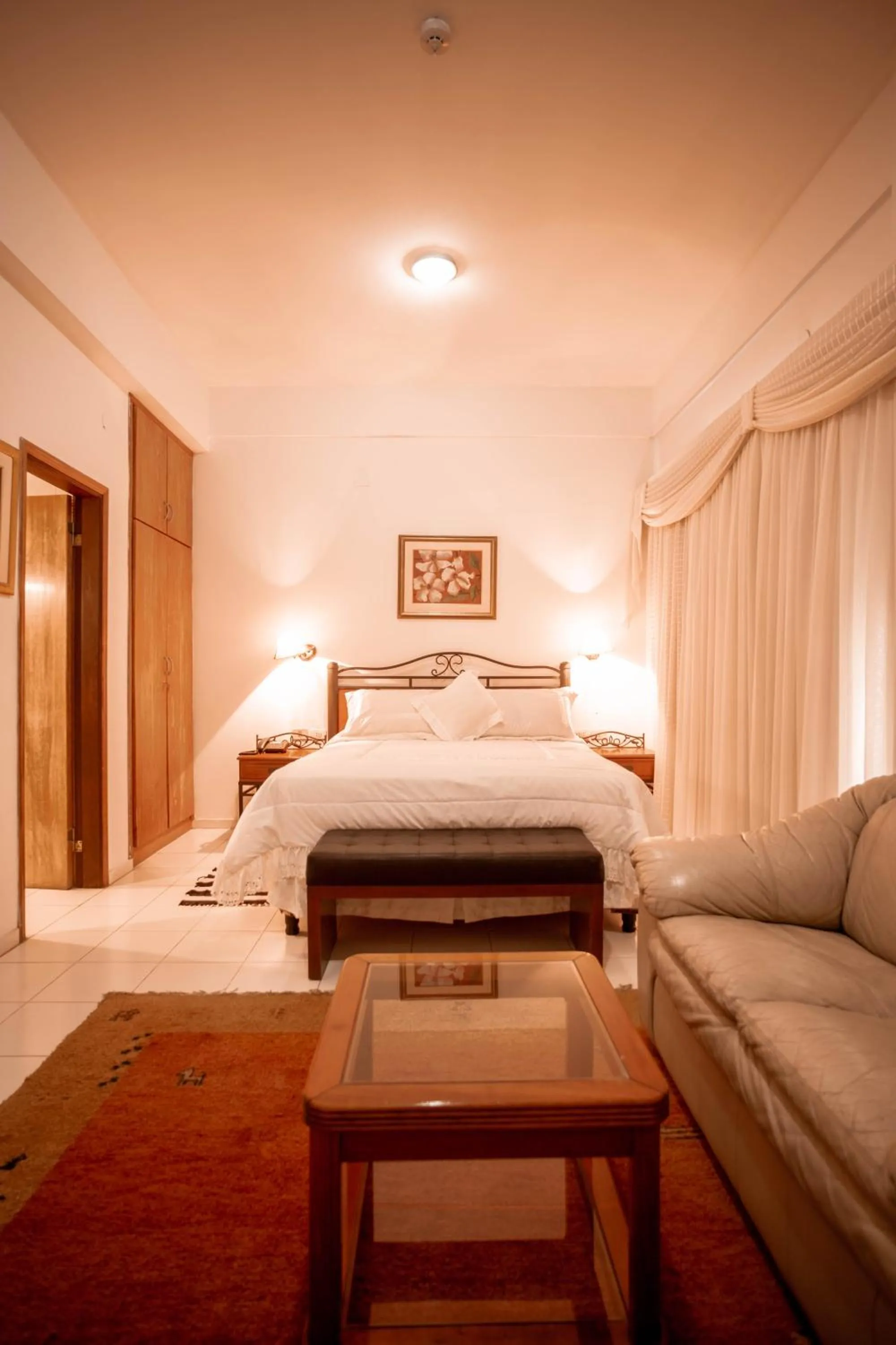 Bed in Hotel Santo Domingo