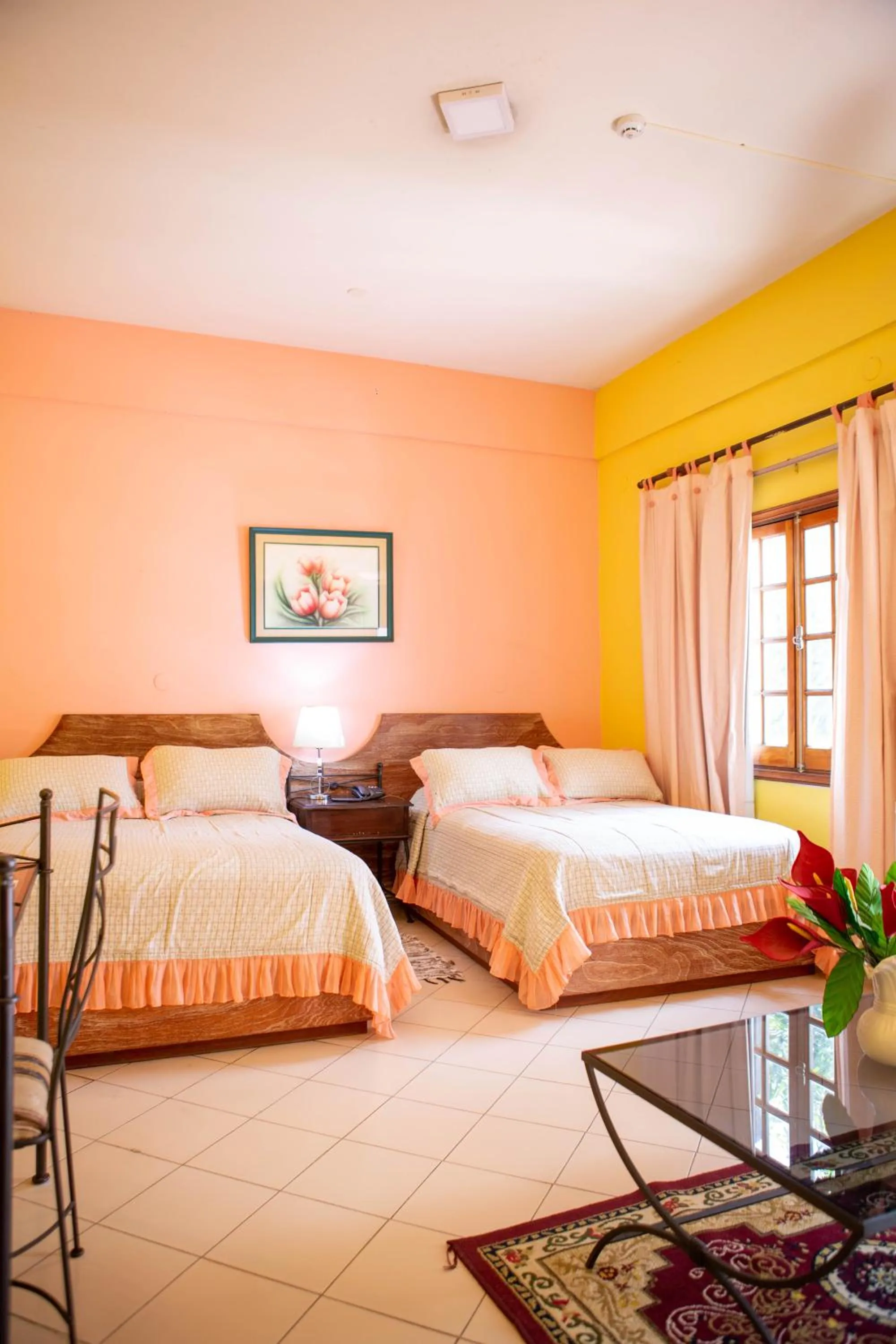 Bed in Hotel Santo Domingo