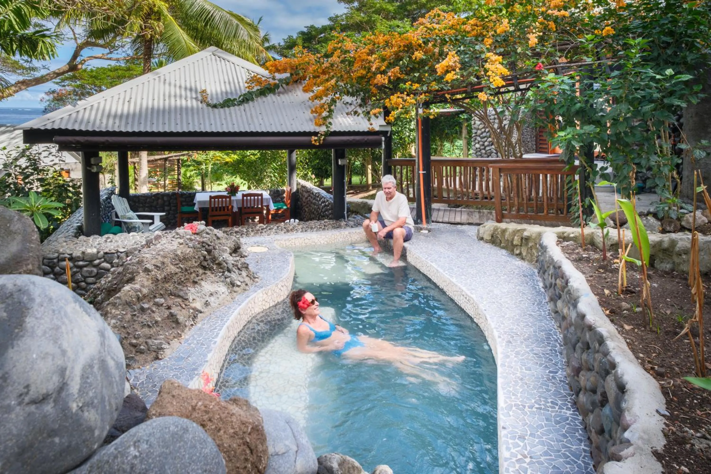 Swimming pool in Waya Island Resort