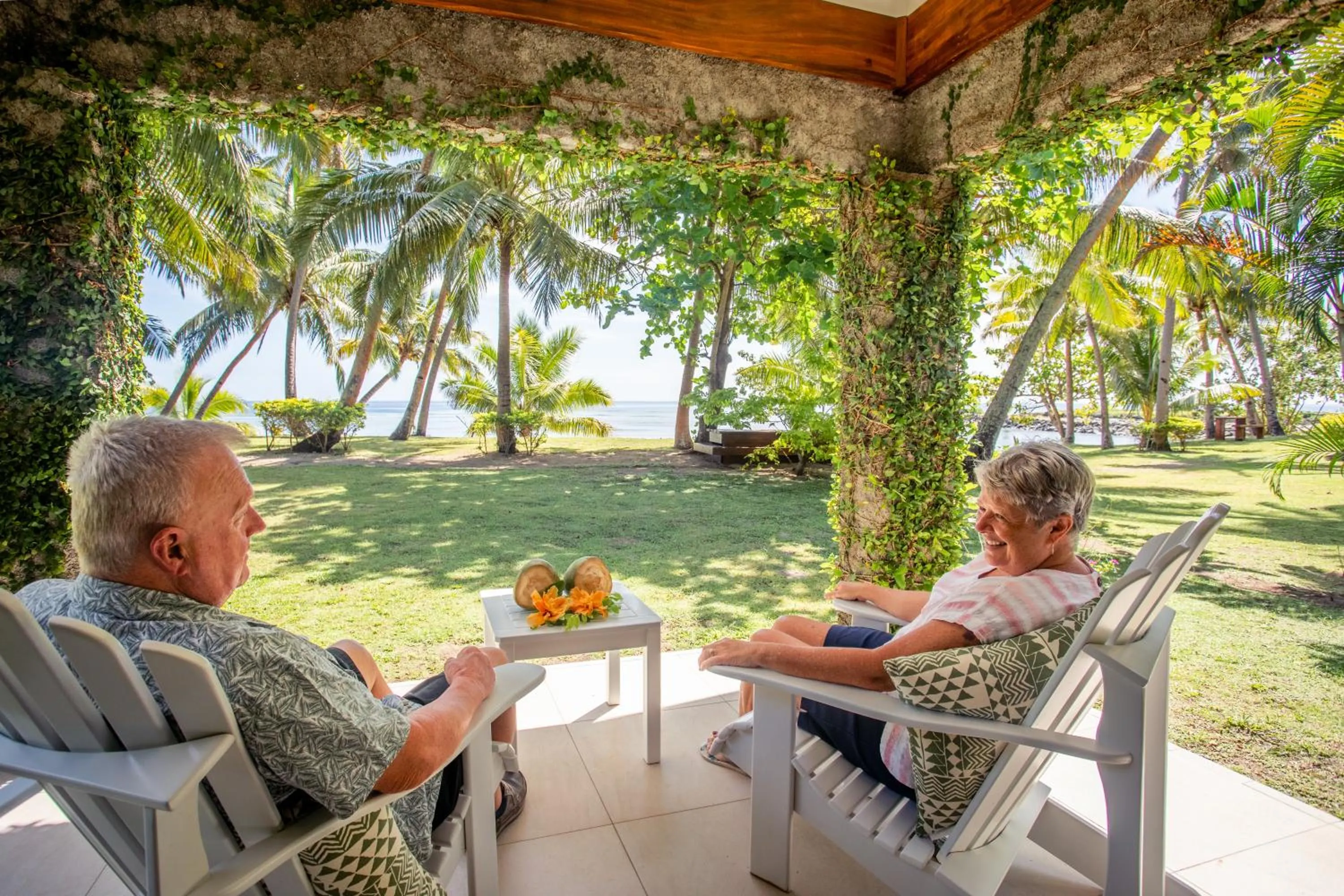 Patio in Waya Island Resort