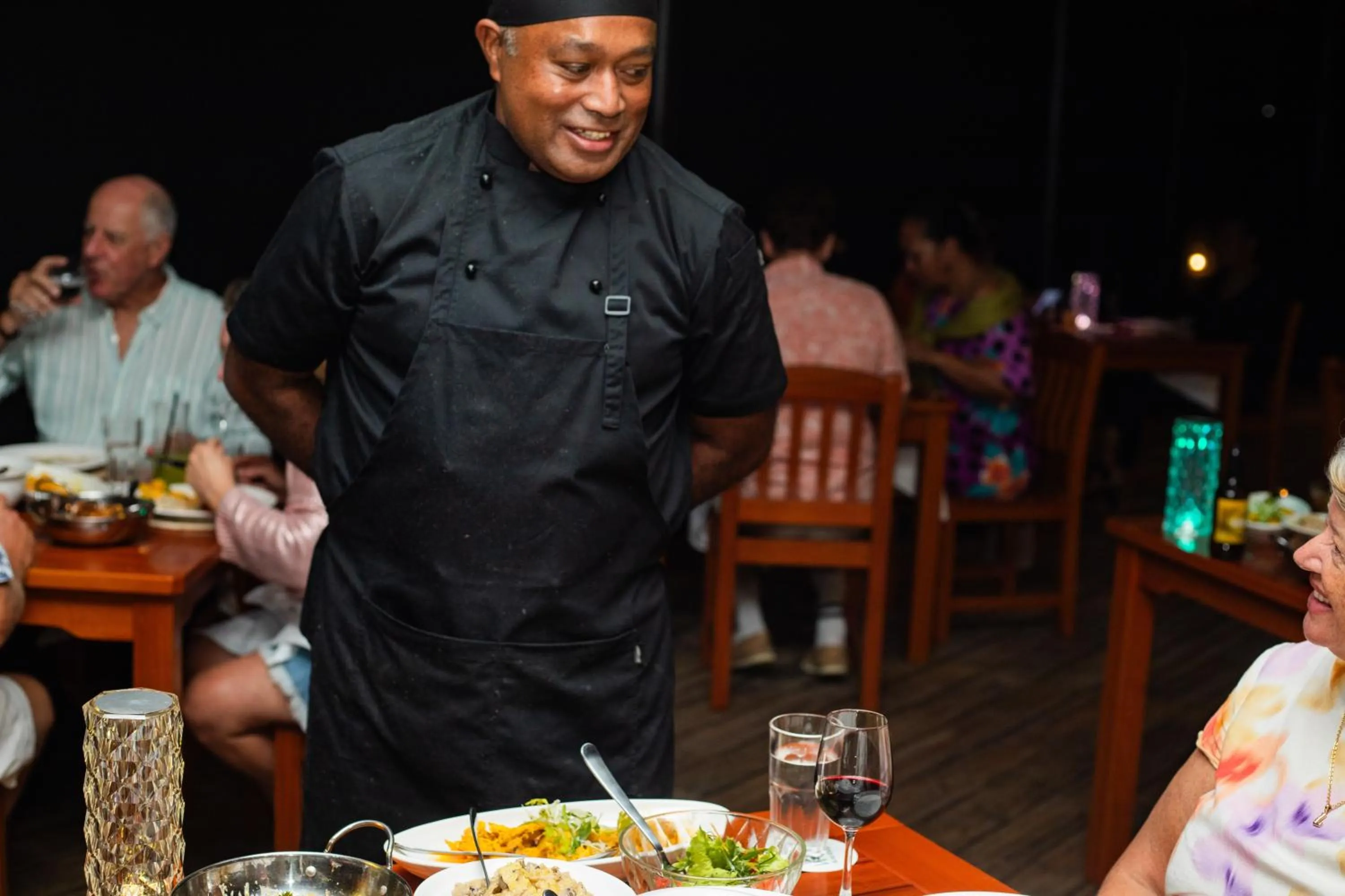 Staff in Waya Island Resort