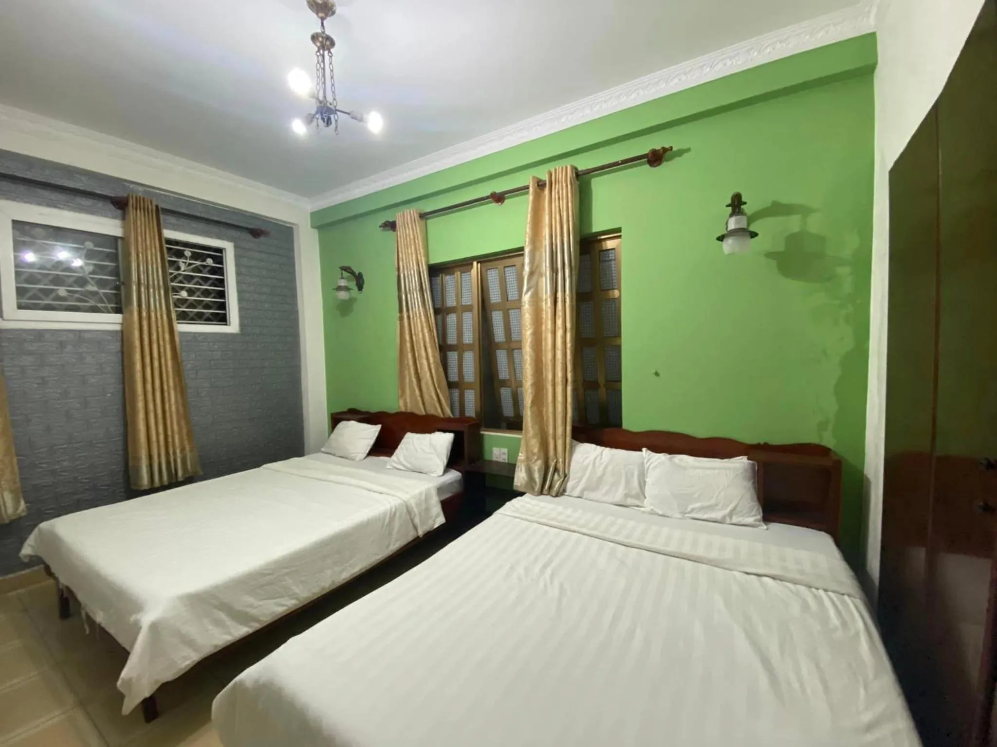 Bed in Mr.Happy Homestay