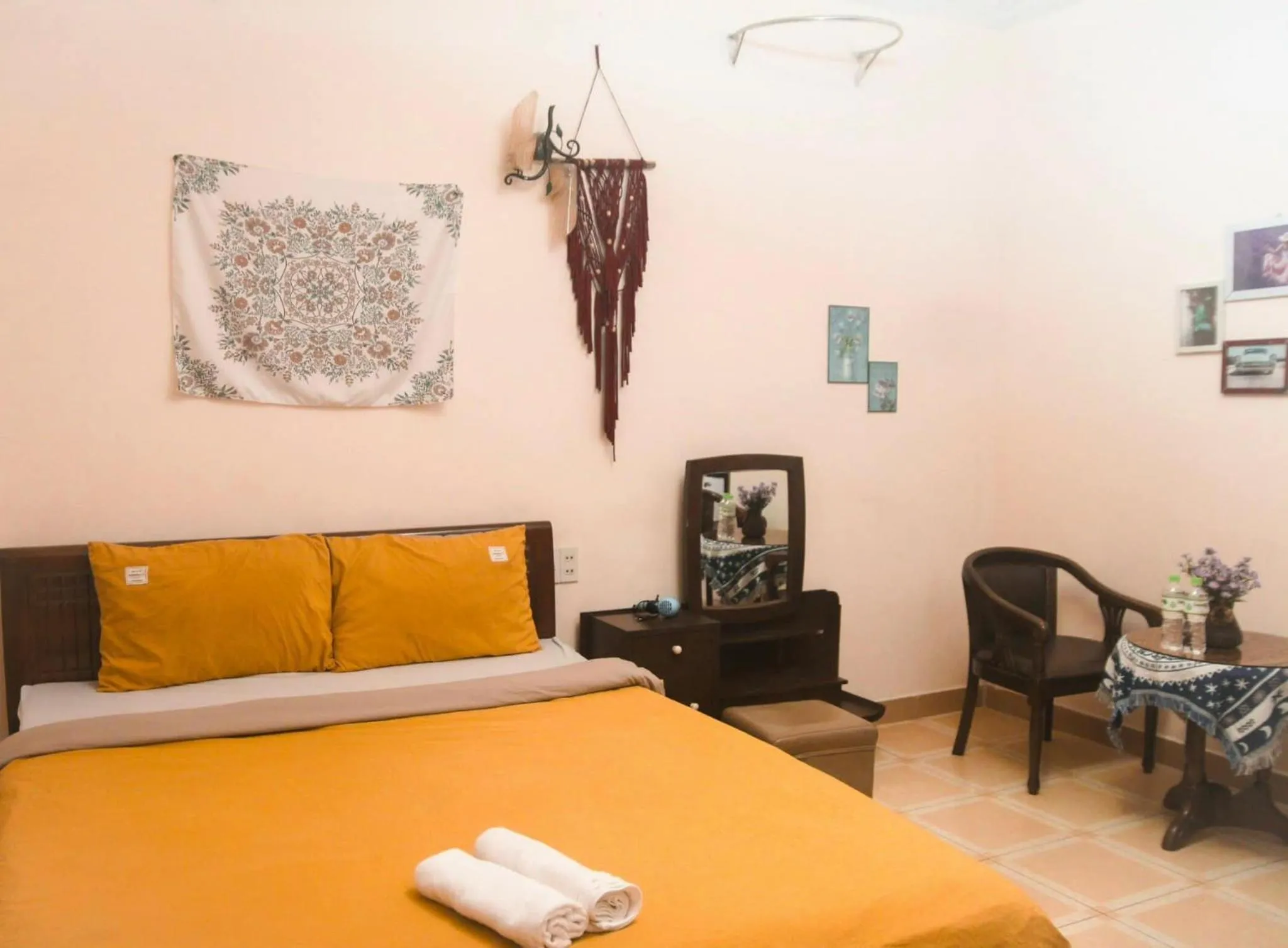 Bed in Mr.Happy Homestay