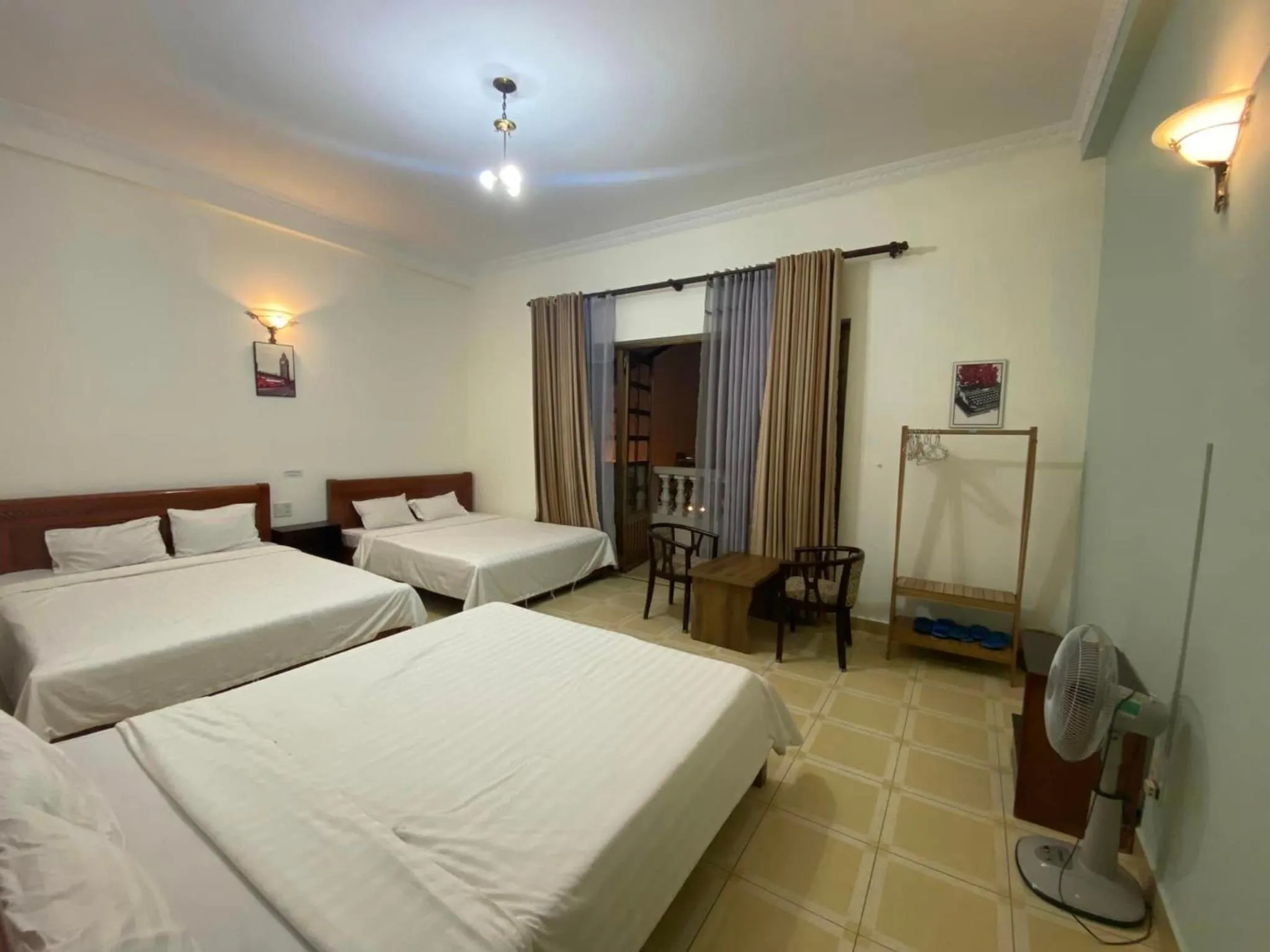 Bed in Mr.Happy Homestay